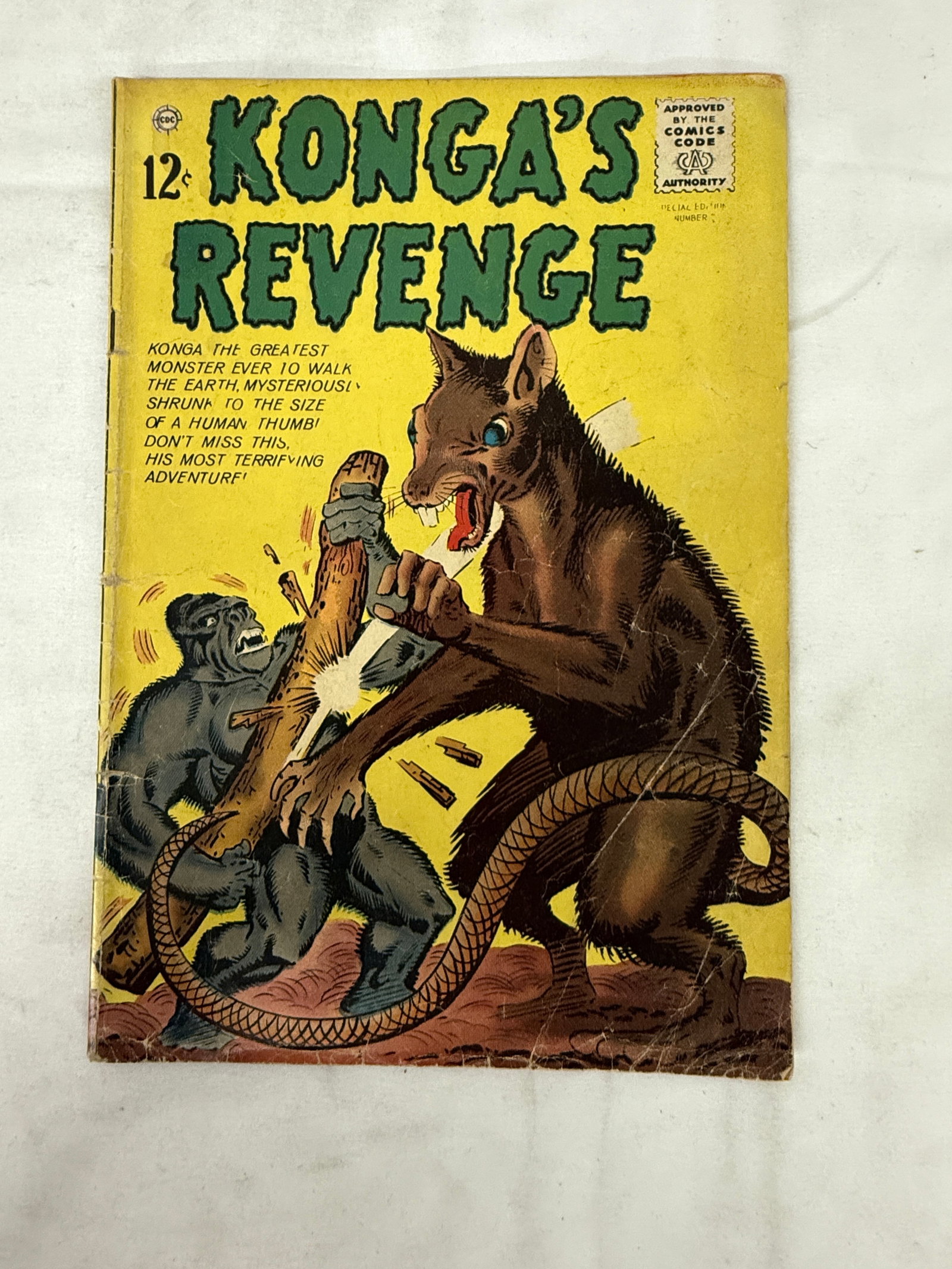 Konga's Revenge Charlton Comics Special Edition No. 2 Summer 1963 (1 of 3)
