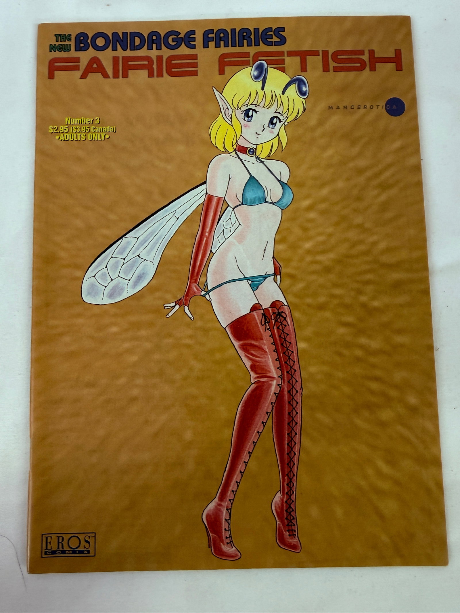 The New Bondage Fairies Fairie Fetish #3 Eros Comix Adult Manga Comic 1998: The New Bondage Fairies Fairie Fetish #3 Eros Comix Adult Manga Comic 1999