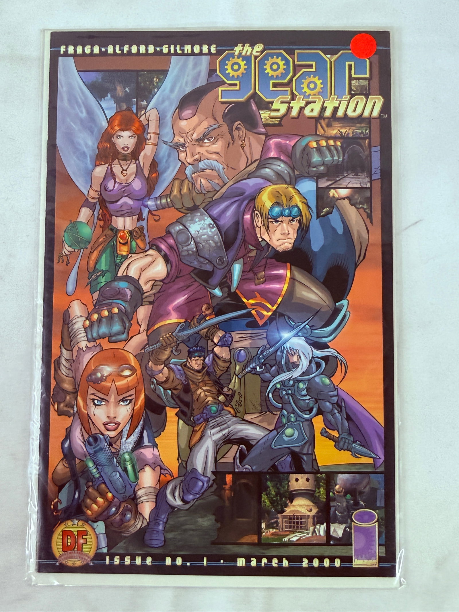 The Gear Station #1 Dynamic Forces Exclusive Alternate Cover Comic w/ COA #0406 (1 of 2)