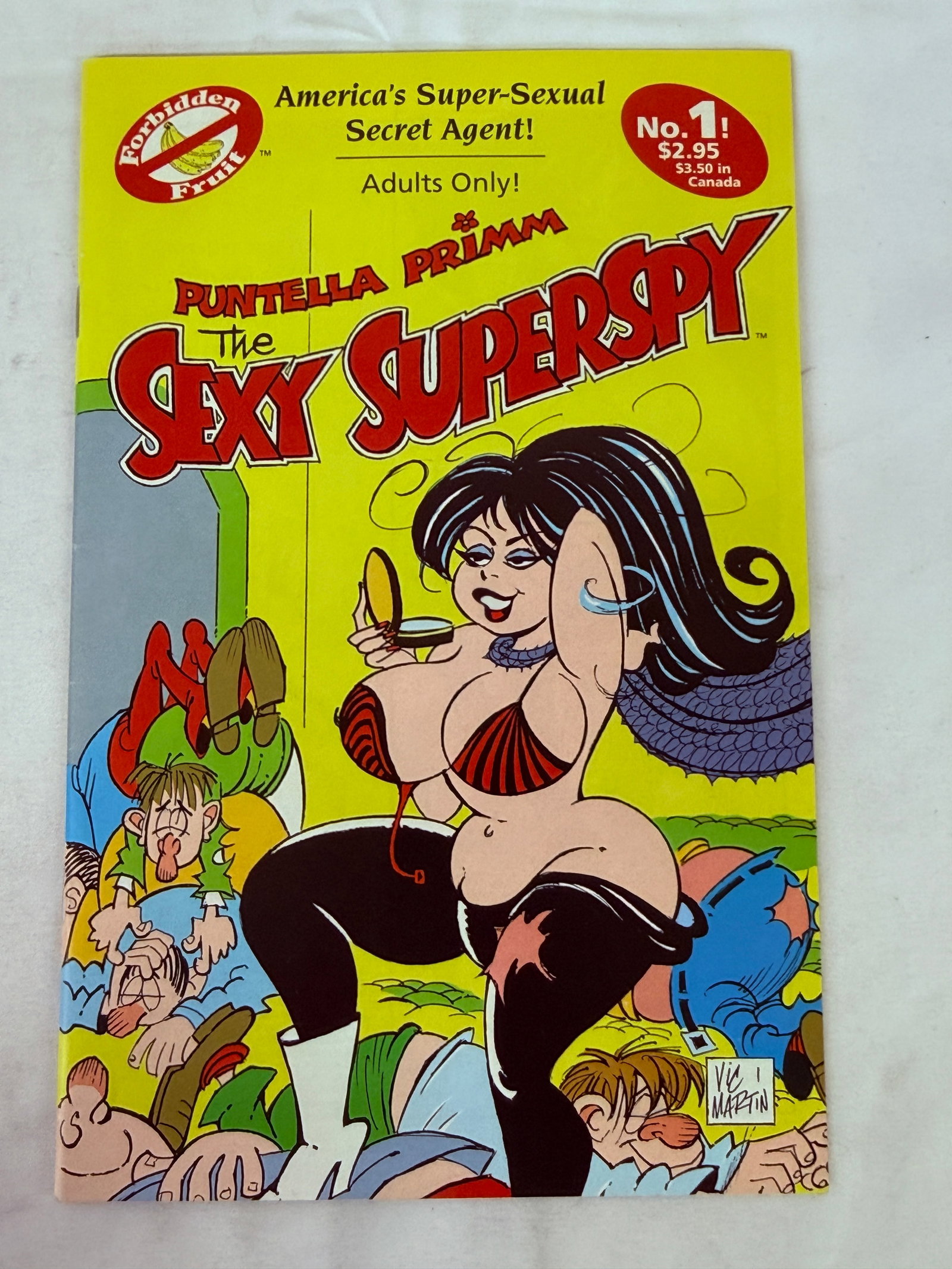Puntella Primm The Sexy Superspy #1 Forbidden Fruit Adults Comic 1991: Puntella Primm The Sexy Superspy #1 Forbidden Fruit Adults Comic 1992