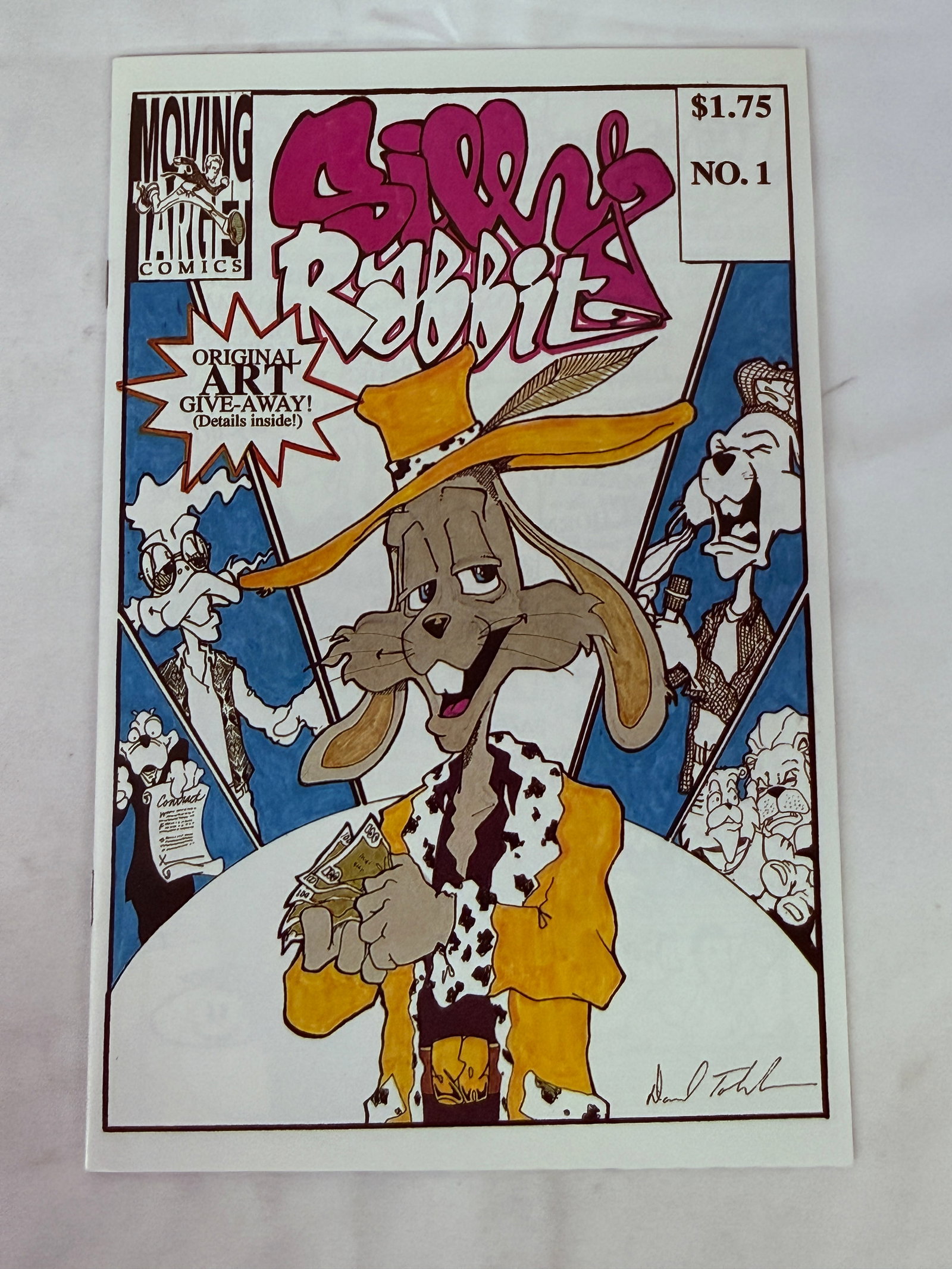Silly Rabbit #1 Moving Target Comics 1994 Indie Comic Hand-Colored Signed (1 of 3)