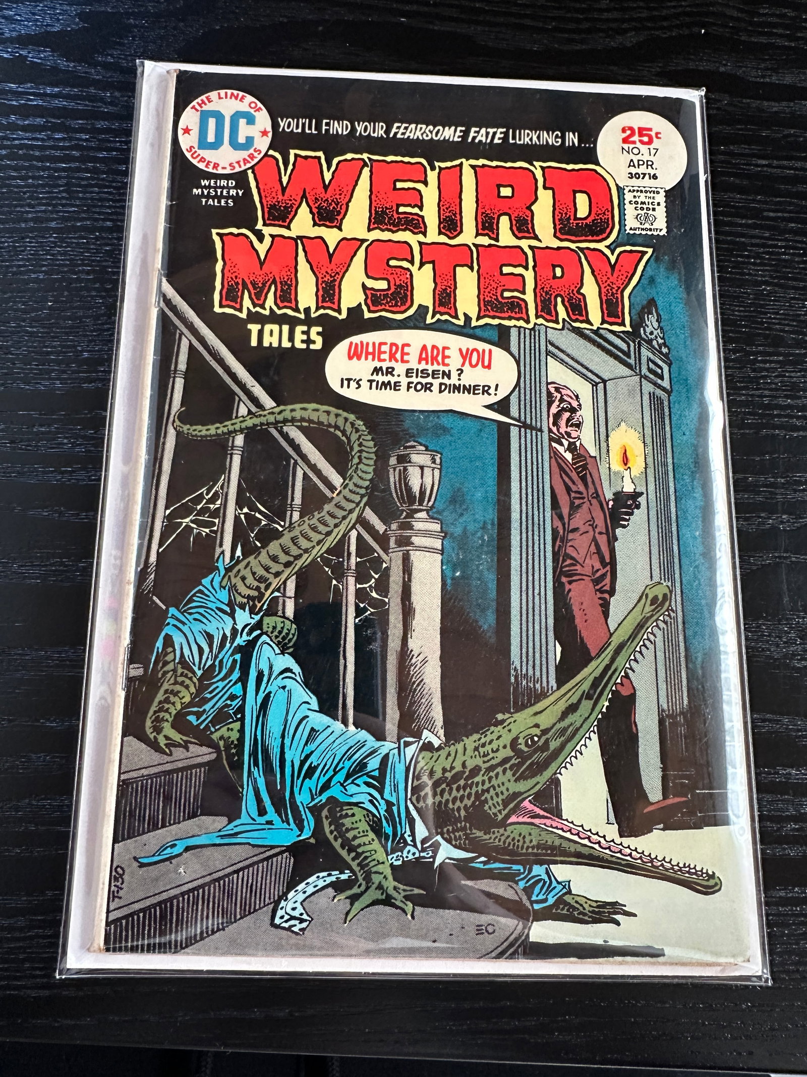 Weird Mystery Tales #17 DC Comics 1975 High Grade Ernie Chua Cover (1 of 2)