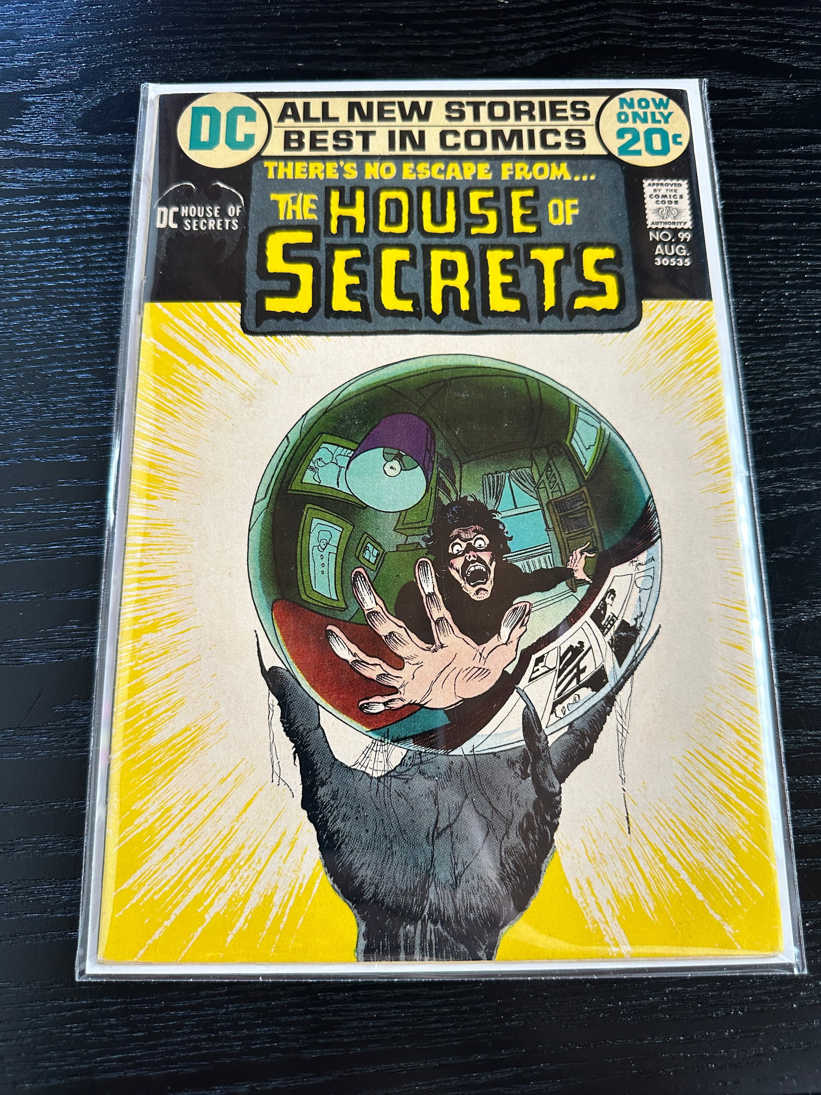 House of Secrets #99 DC Comics 1972 Bronze Age Horror Mike Kaluta Cover NM 9.2 (1 of 2)