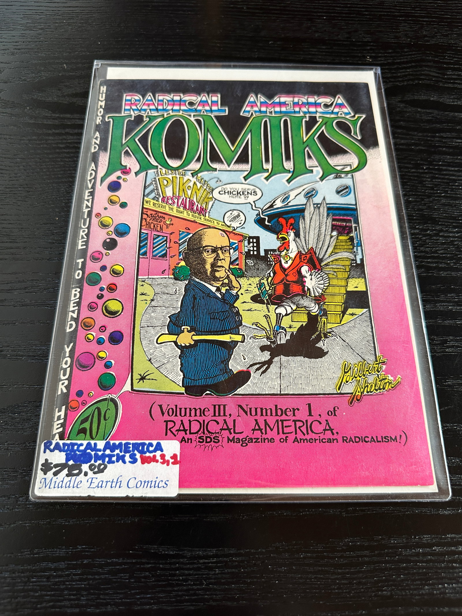 Radical America Komiks Vol. III No. 1 Underground Comic SDS 1969 Bagged (1 of 1)
