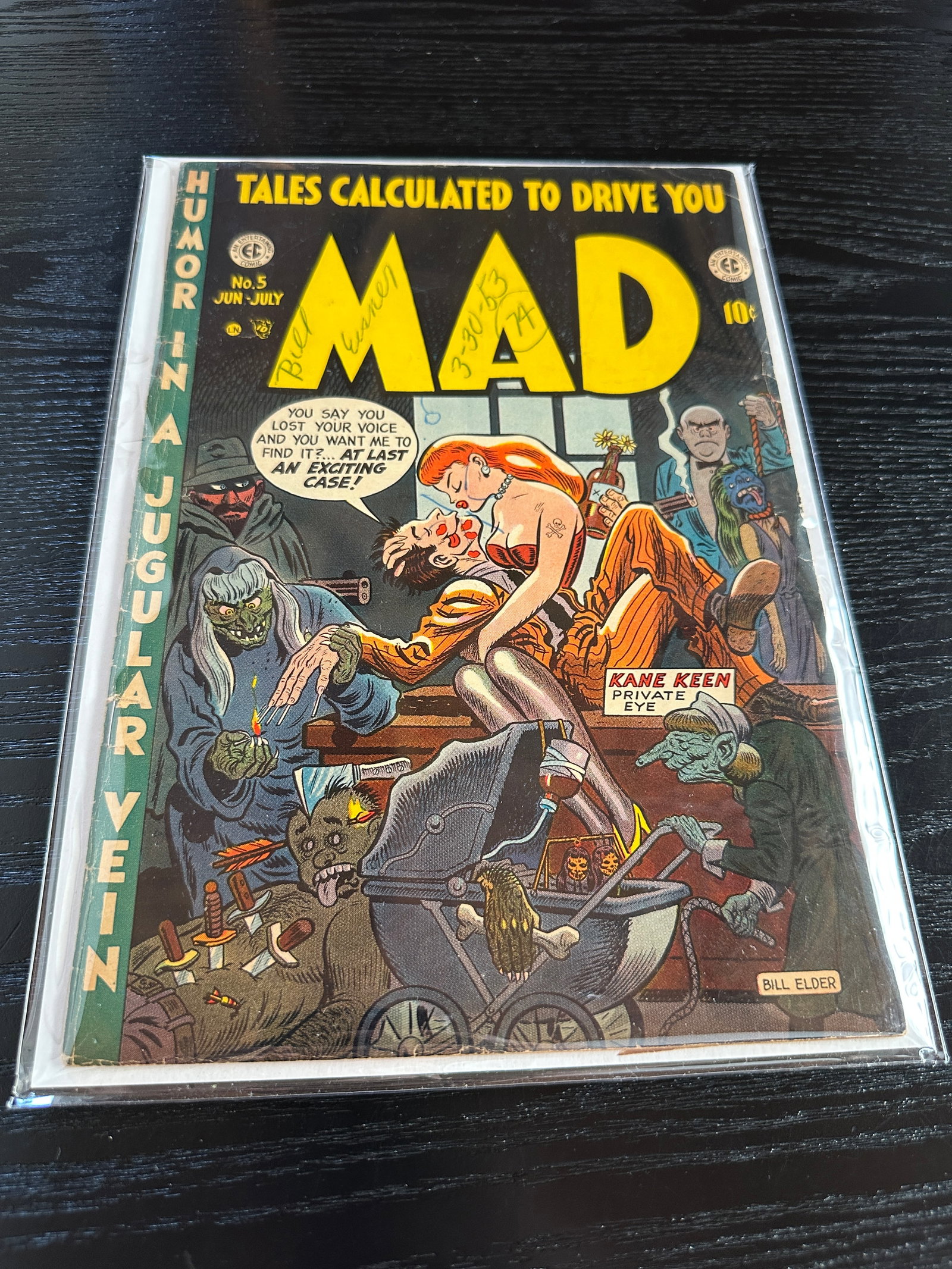 MAD #5 EC Comics Jun/Jul 1953 Bill Elder Cover Harvey Kurtzman Jack Davis (1 of 3)