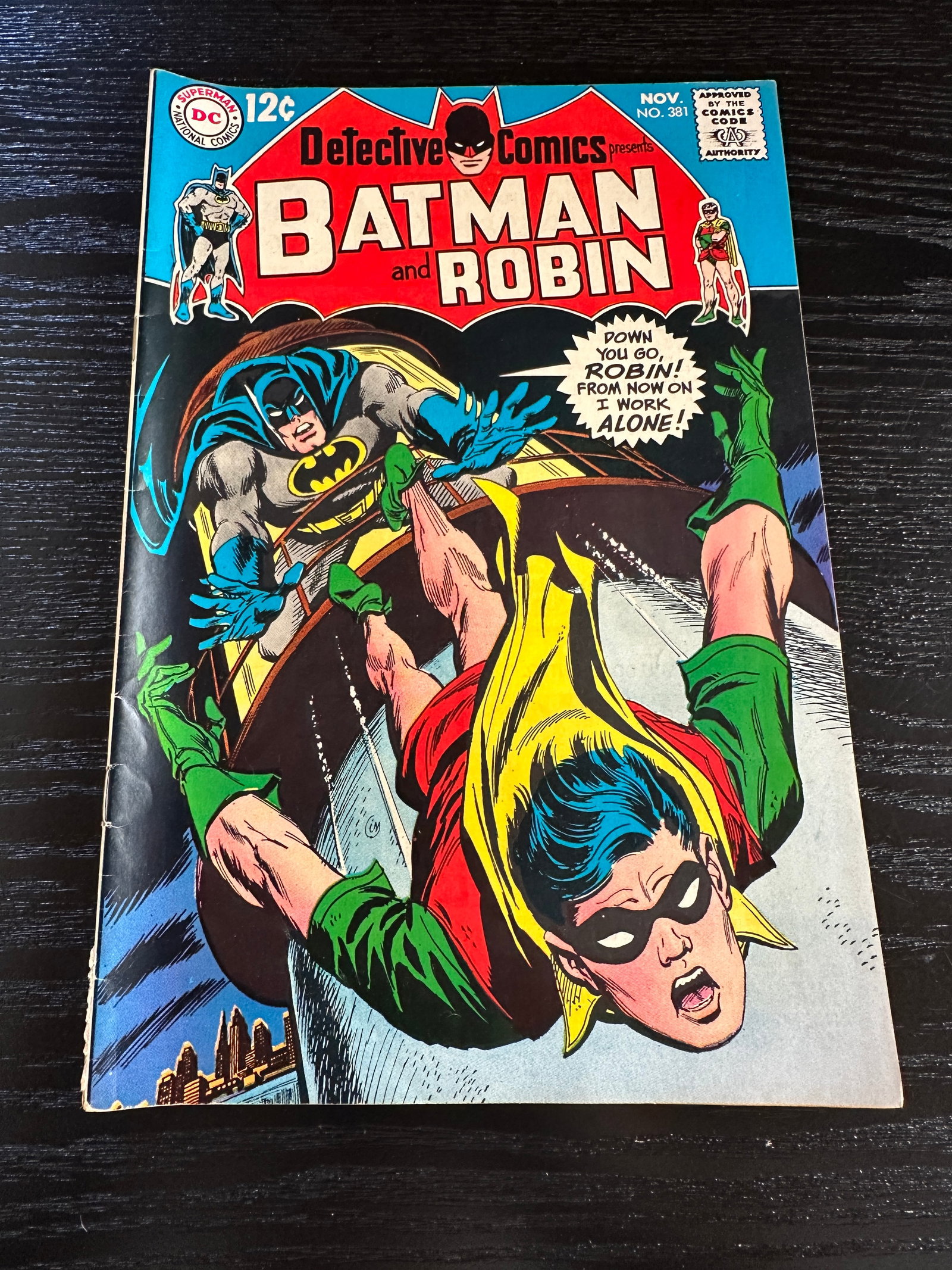 Detective Comics #381 Batman and Robin DC Silver Age Comic Book Nov 1968 (1 of 2)