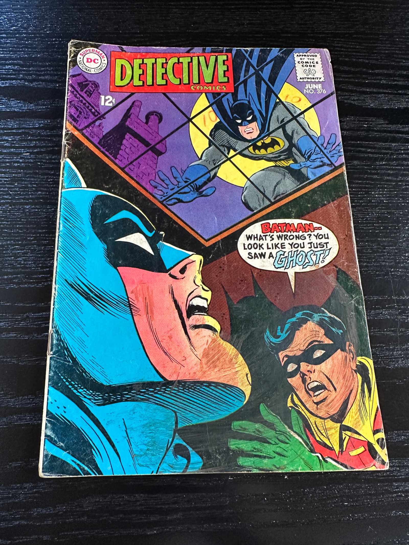Batman Detective Comics #376 DC Silver Age Comic Book June 1968 (1 of 2)