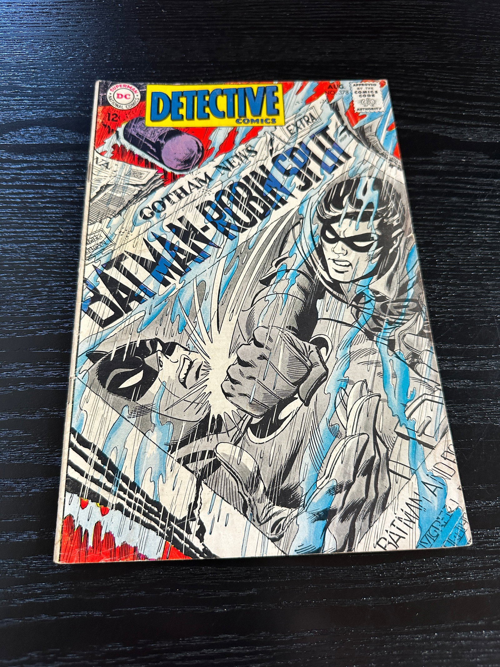 Detective Comics #371 DC Batman Man-Bat 1968 Silver Age Comic Book (1 of 2)