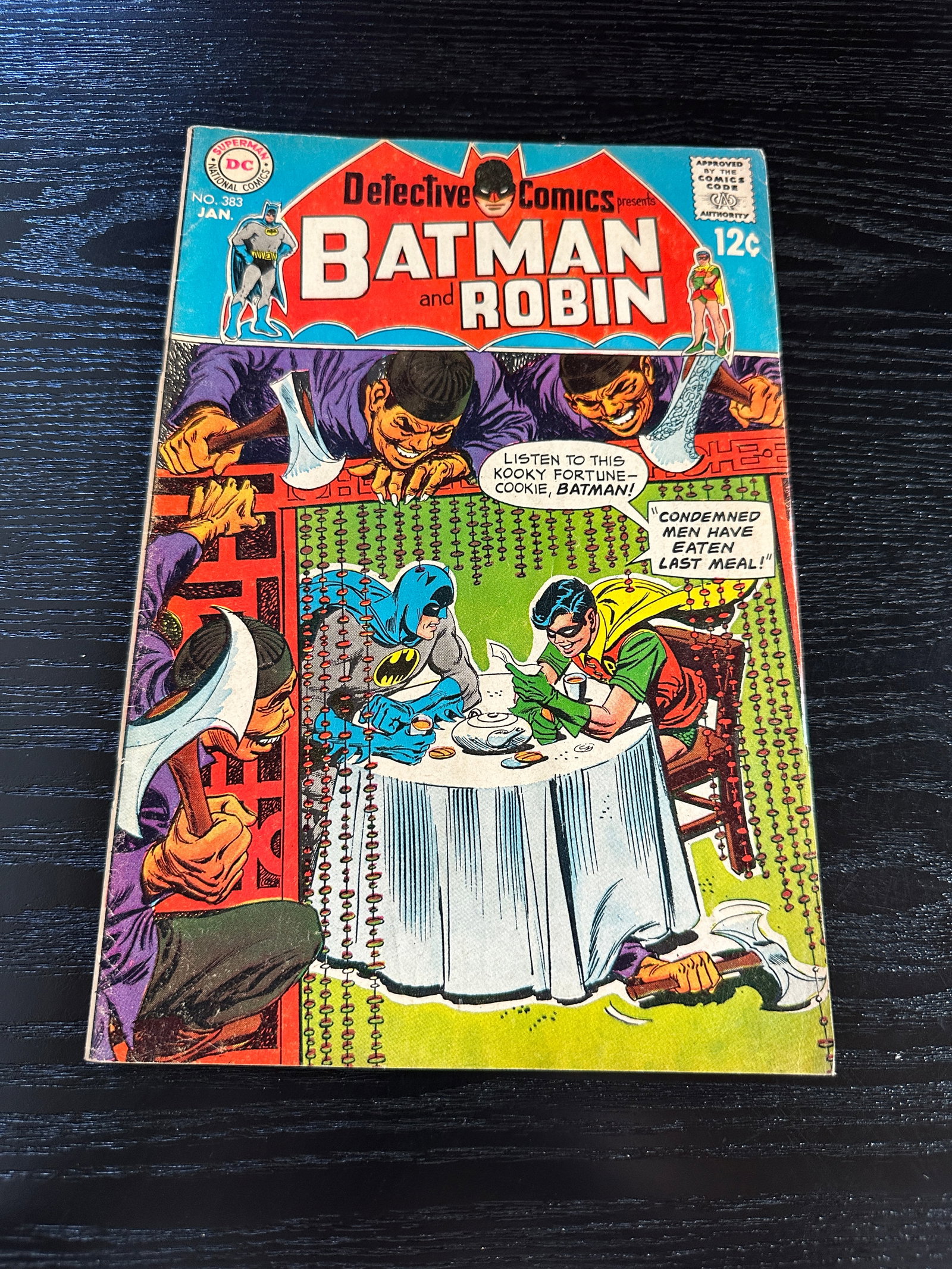 Detective Comics #383 Batman and Robin DC Silver Age Comic Jan 1969 (1 of 2)
