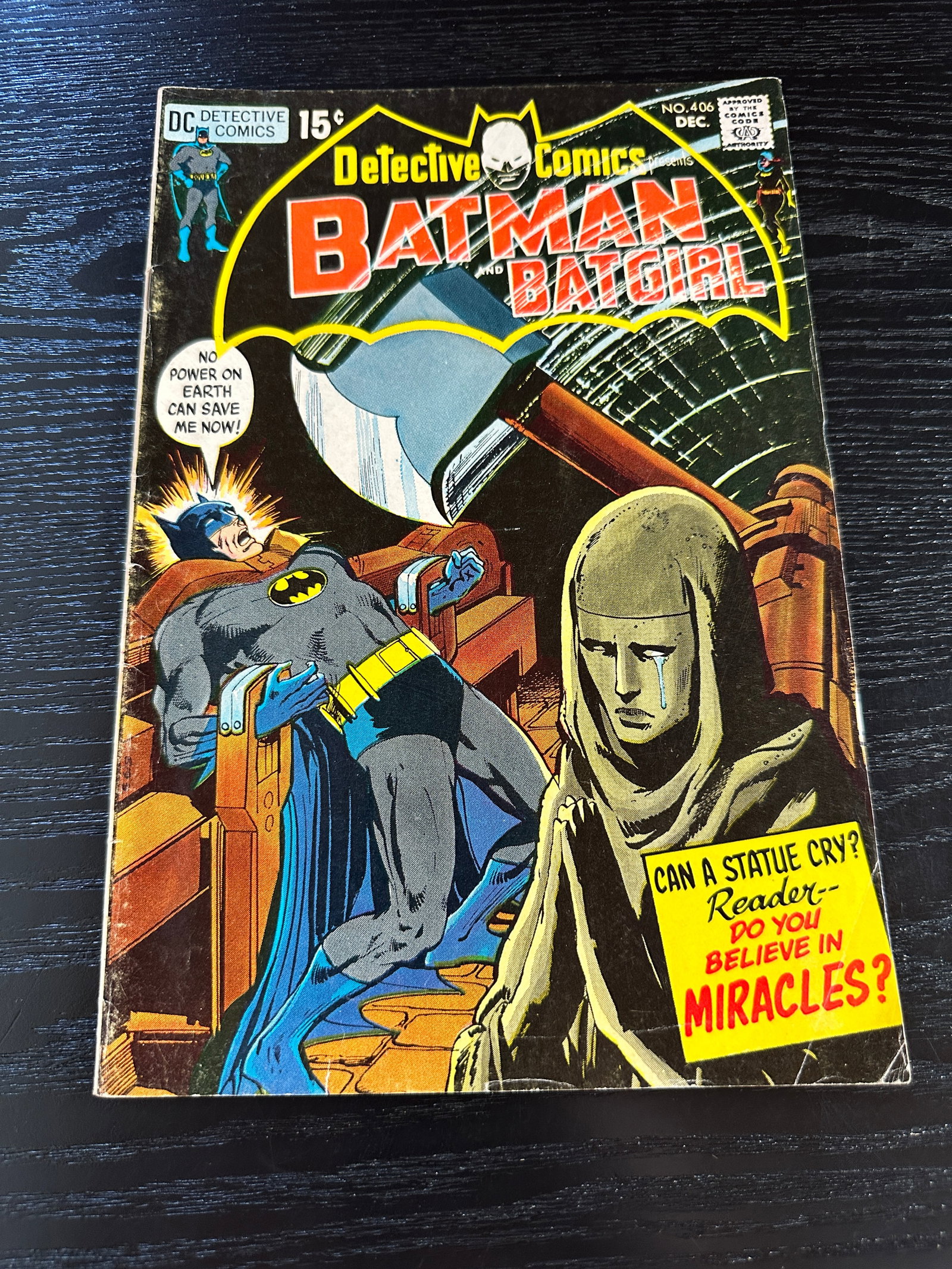 Batman & Batgirl Detective Comics #406 DC Silver Age Comic Book Dec 1970 (1 of 2)