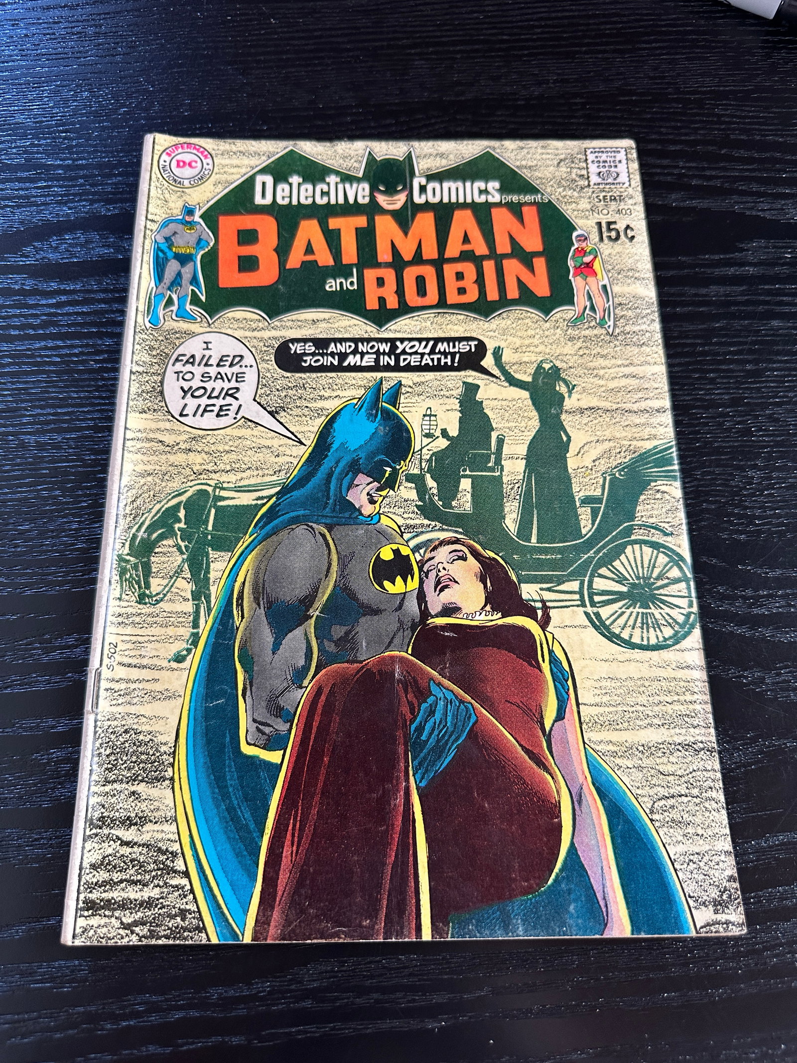 Detective Comics #400 Batman and Robin DC Comics Silver Age 15c 1970 (1 of 2)