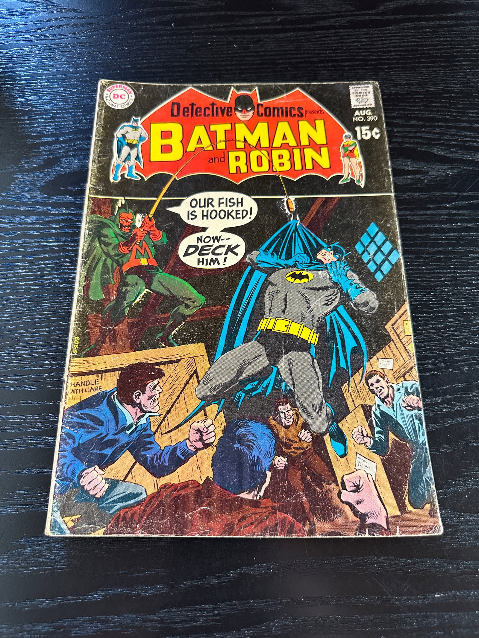 Detective Comics #390 Batman and Robin DC Silver Age Comic Book 1969 (1 of 2)