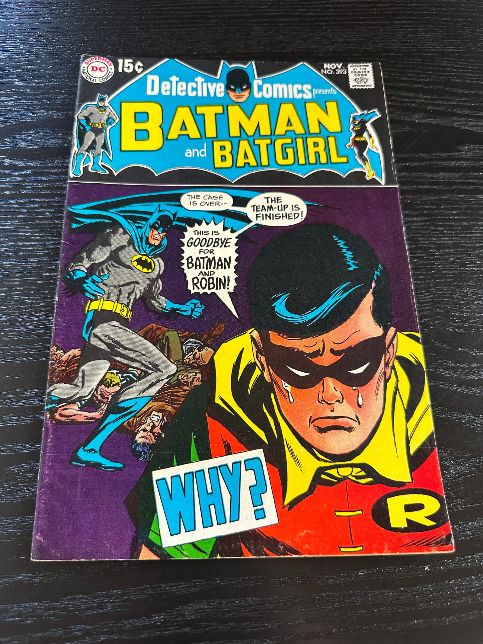 Detective Comics #393 Batman & Batgirl DC Silver Age Comic Book 1969 (1 of 2)