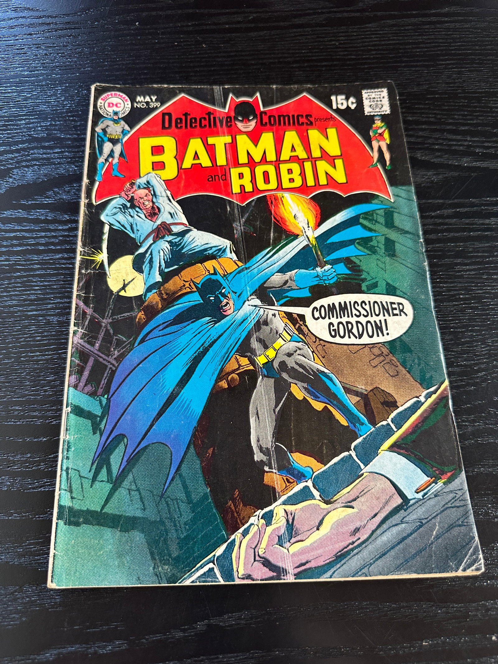 Detective Comics #399 Batman and Robin DC Comic Book May 1970 Silver Age (1 of 2)