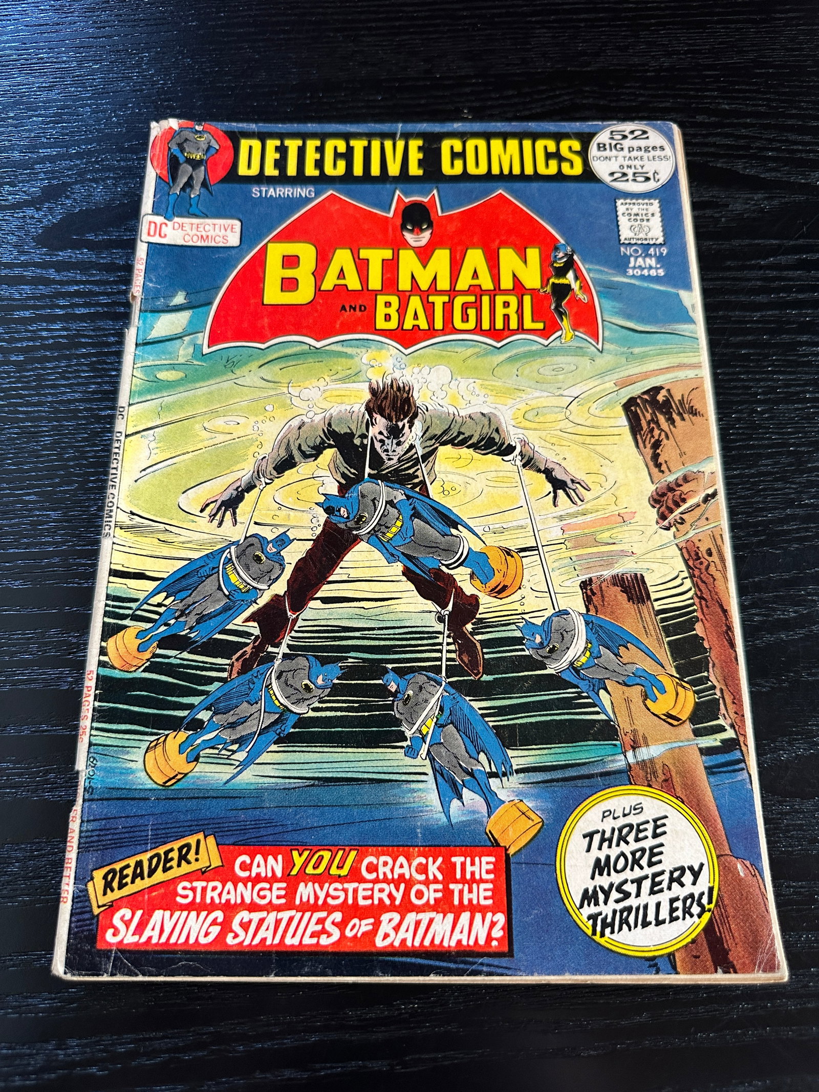 Detective Comics #419 Batman & Batgirl DC Comic Book January 1972 (1 of 2)