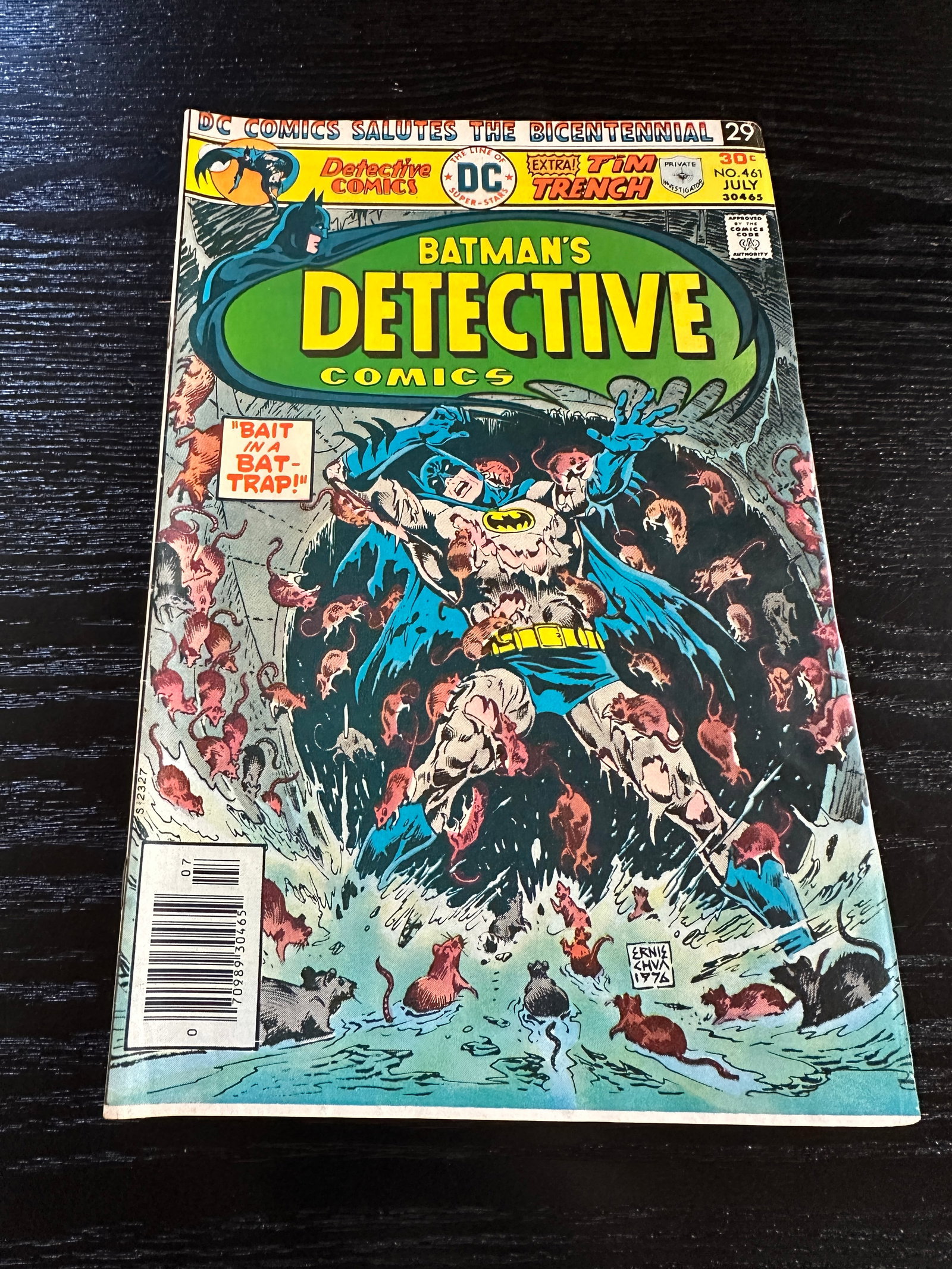 Batman Detective Comics #461 DC Comics July 1976 Bait in a Bat-Trap (1 of 2)