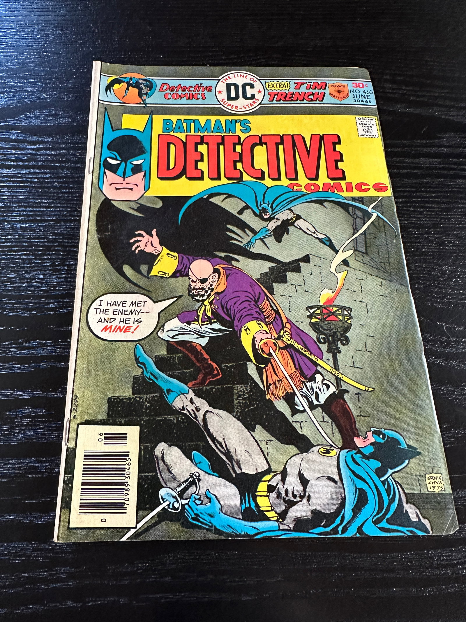 Batman's Detective Comics DC Issue #460 Bronze Age Comic Book 1976 (1 of 2)