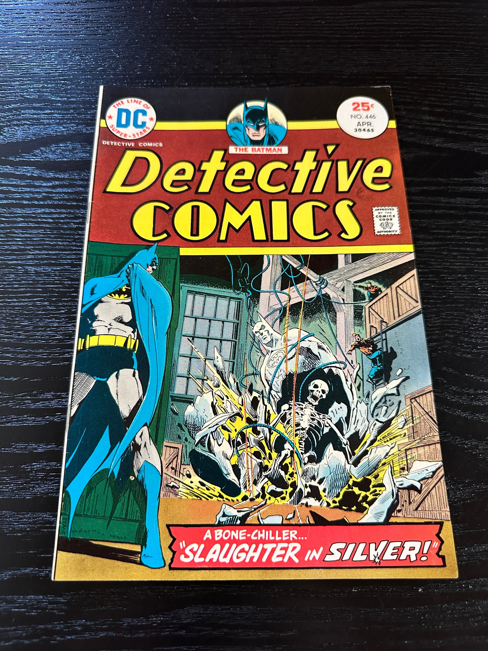 Batman Detective Comics #446 DC Bronze Age Comic Book Apr 1975 Slaughter Silver (1 of 2)