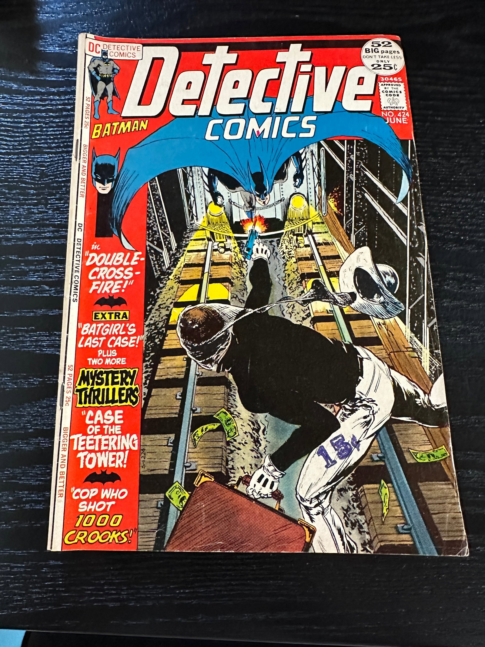 Batman Detective Comics #424 DC Bronze Age Comic Book June 1972 52 Pages: Batman Detective Comics #424 DC Bronze Age Comic Book June 1972 52 Pages