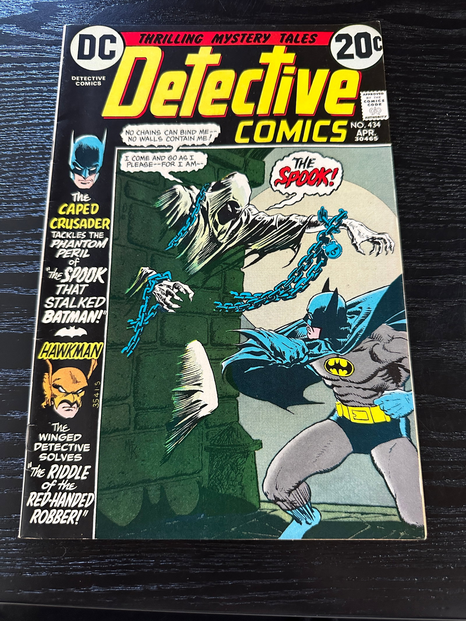Batman Detective Comics #434 DC Bronze Age Comic Book 1973 The Spook (1 of 2)