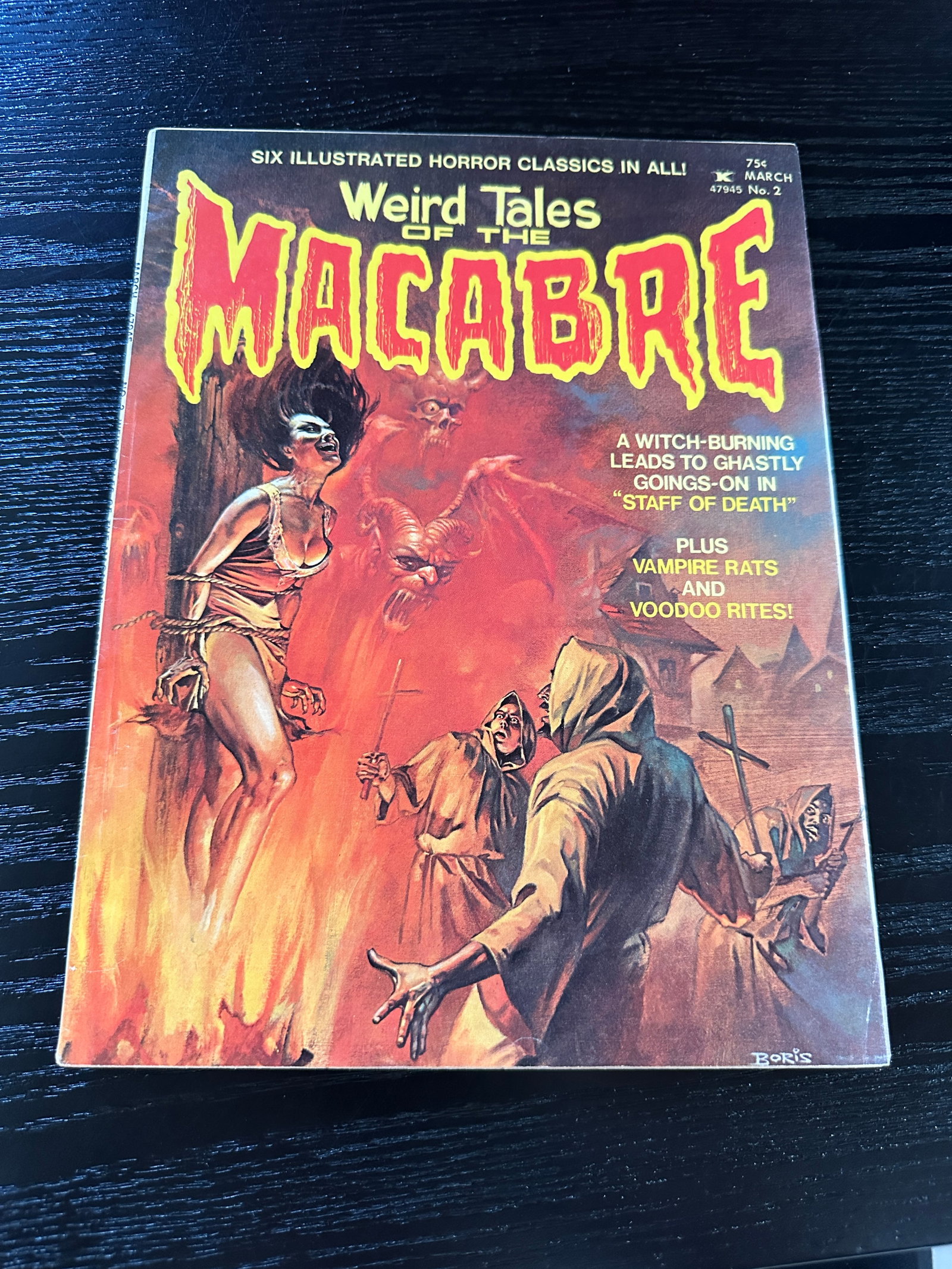 Weird Tales of the Macabre #2 March Horror Comics Magazine Boris Cover (1 of 2)