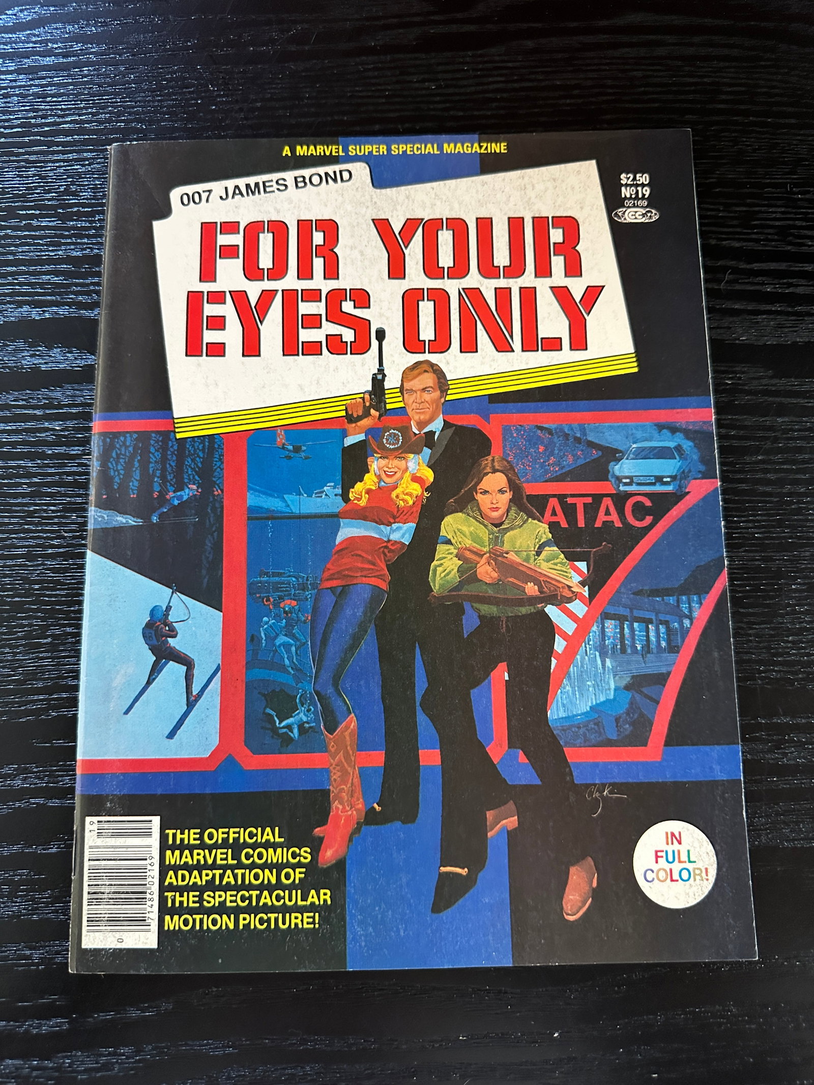 007 James Bond For Your Eyes Only Marvel Super Special Magazine No. 19 (1 of 2)