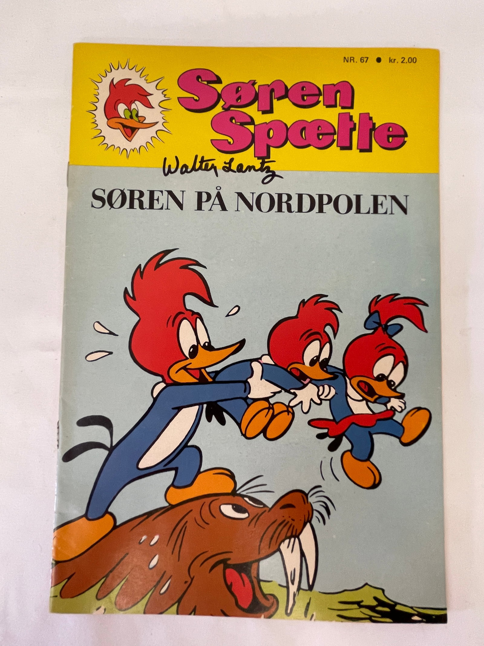 Woody Woodpecker Søren Spætte #67 Danish Comic Book Walter Lantz 1970 (1 of 4)