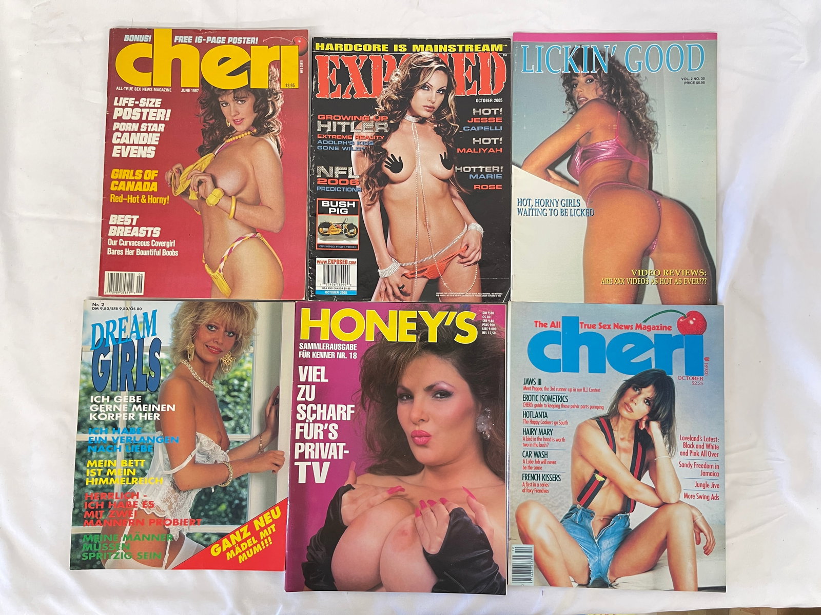 Vintage Adult Magazine Collection Lot (1 of 3)