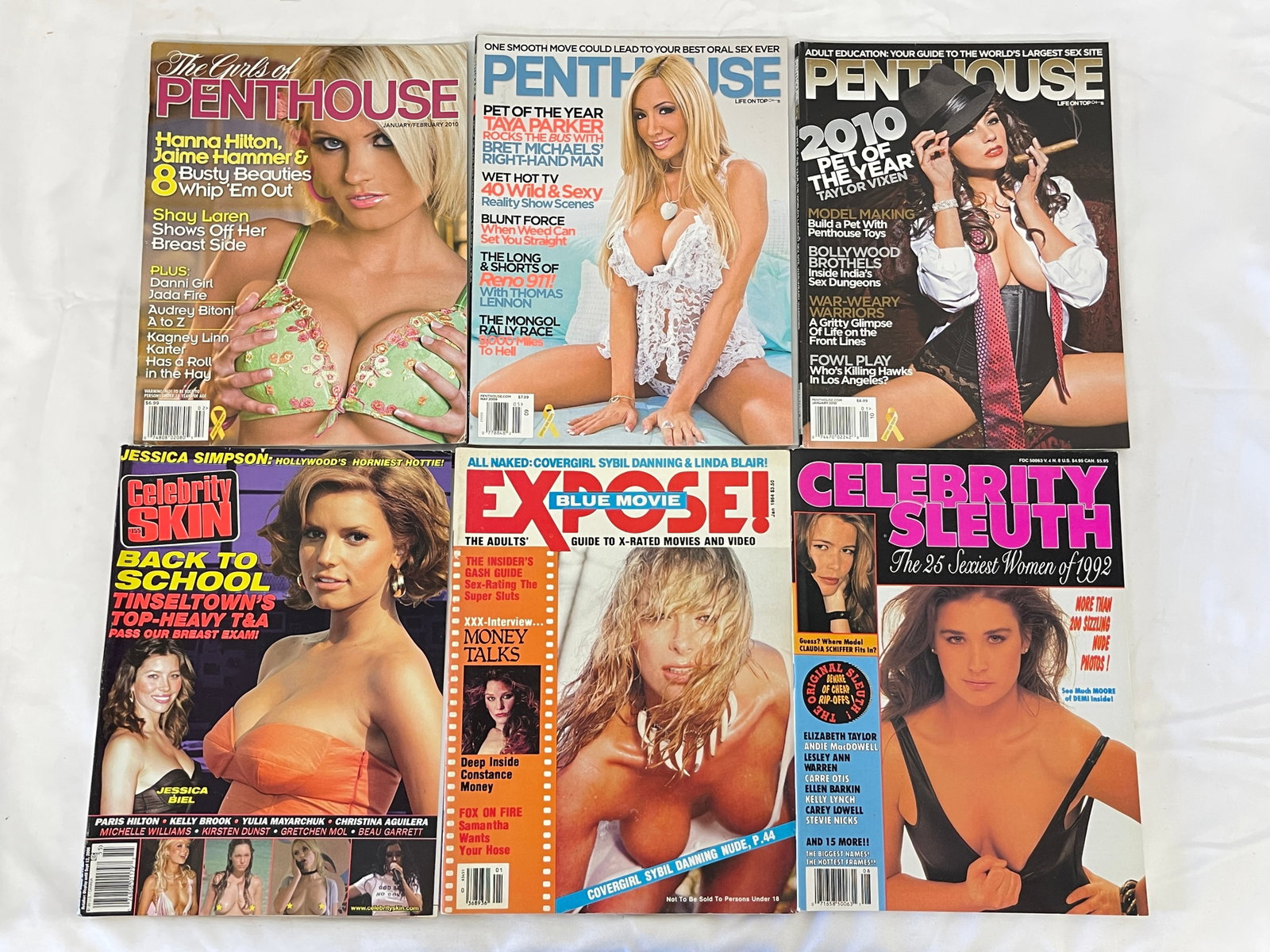 Vintage Adult Magazine Collection Lot: Vintage Adult Magazine Collection Lot