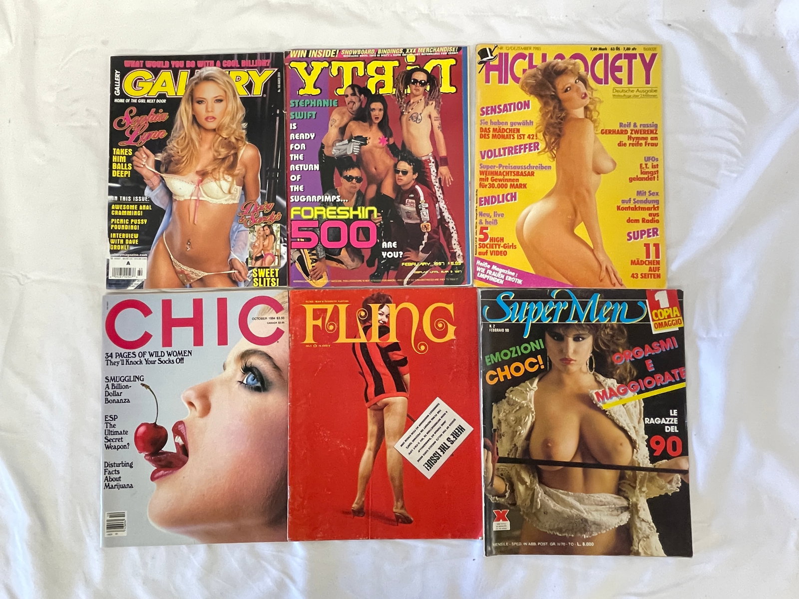 Vintage Adult Magazine Collection Lot: Vintage Adult Magazine Collection Lot