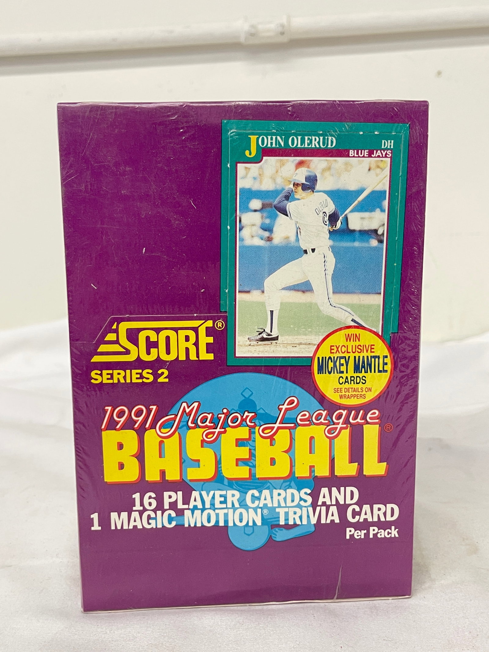 1991 Score Series 2 MLB Baseball Hobby Box Factory Sealed 36 Packs (1 of 3)