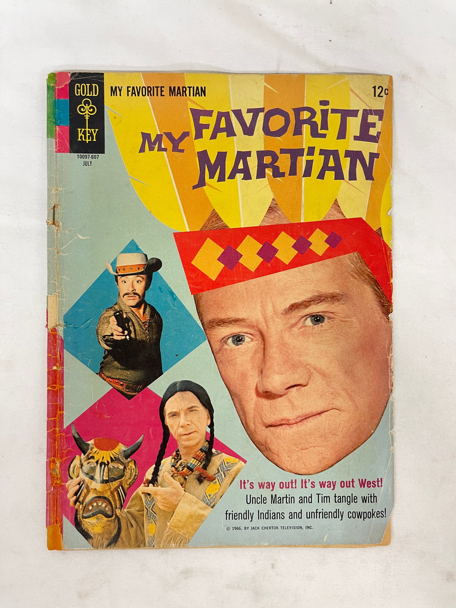 My Favorite Martian Gold Key Comic Book No. 8 July 1966 Photo Cover (1 of 3)