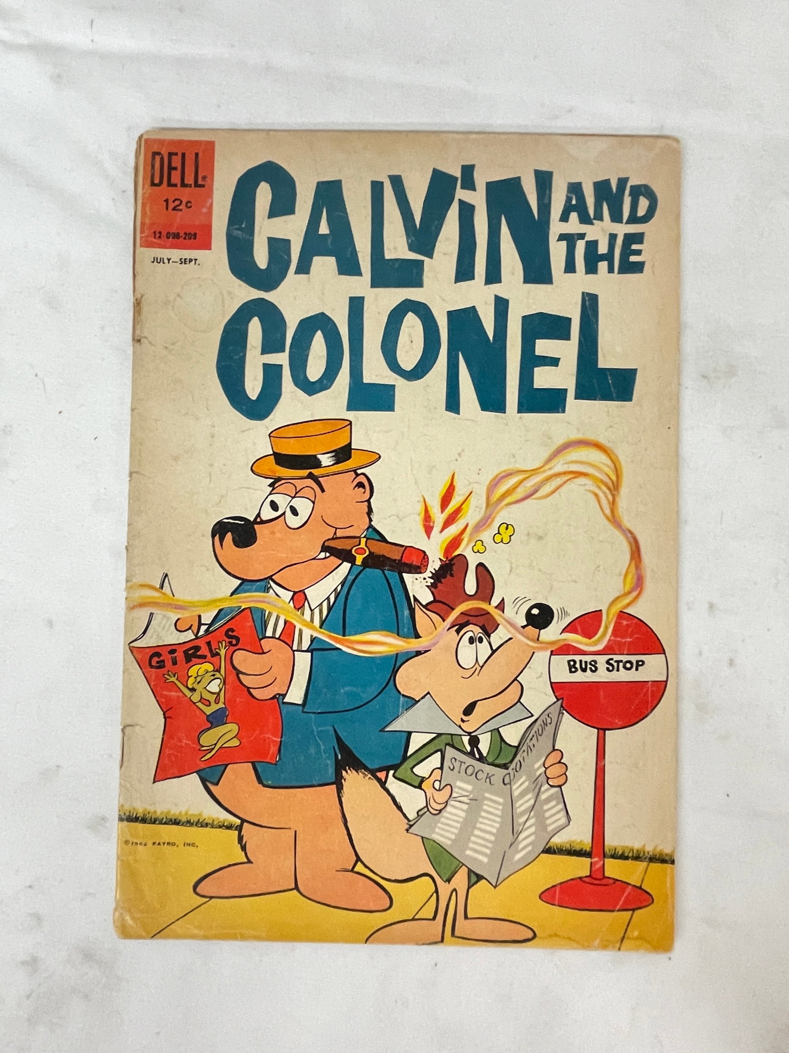 Calvin and the Colonel Dell Comics No. 2 July-Sept 1962 Vintage Comic Book (1 of 3)