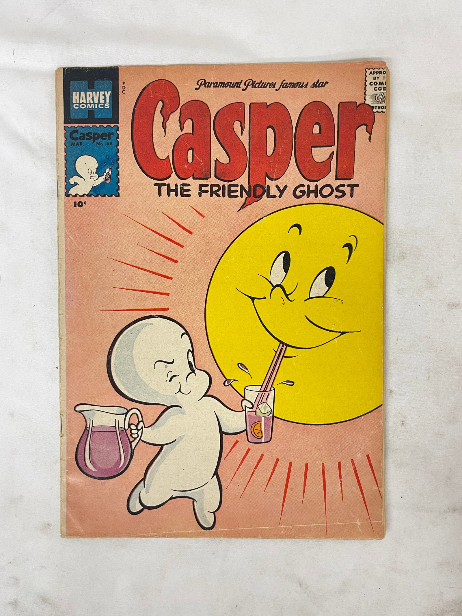 Casper The Friendly Ghost Harvey Comics #66 March 1958 Paramount Pictures: Casper The Friendly Ghost Harvey Comics #66 March 1958 Paramount Pictures