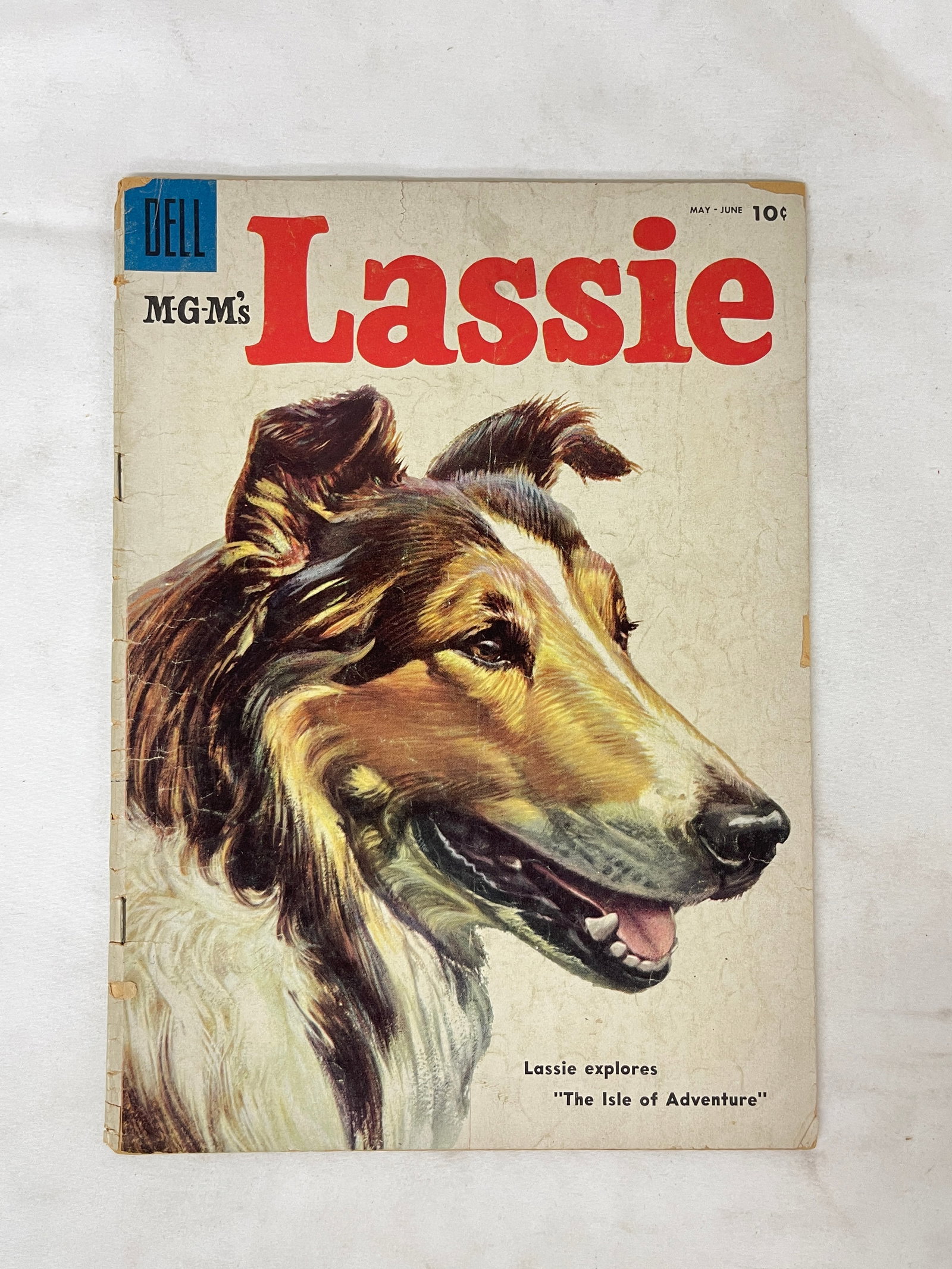 MGM Lassie Dell Comic Book No. 22 May-June 1955 Isle of Adventure (1 of 3)
