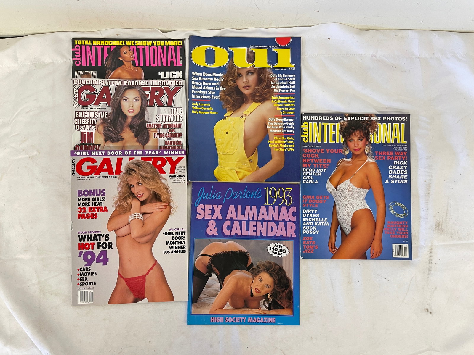 Vintage Adult Magazine Collection Lot: Vintage Adult Magazine Collection Lot
