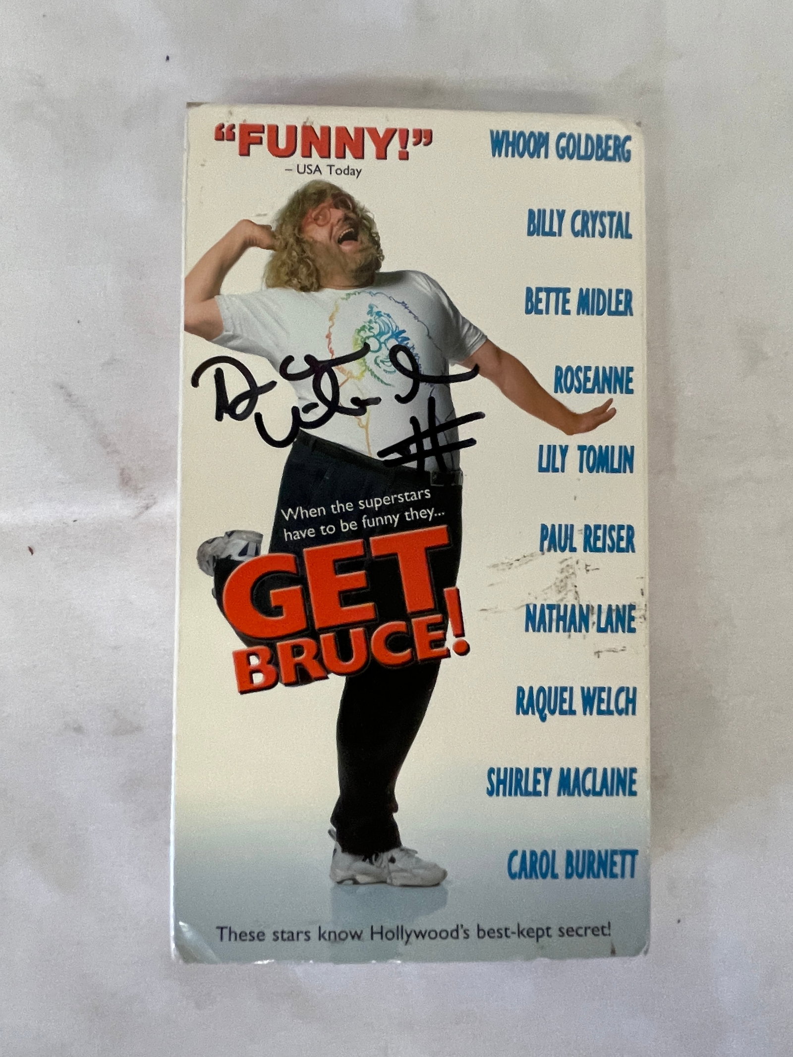 Get Bruce! Signed VHS Tape Bruce Vilanch Autographed Miramax Comedy 1999 (1 of 4)