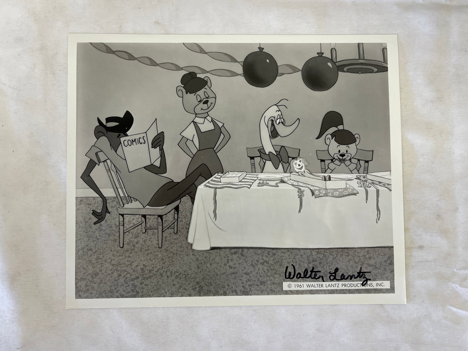 Walter Lantz Productions 1961 Signed Promotional Still Photo Print (1 of 4)