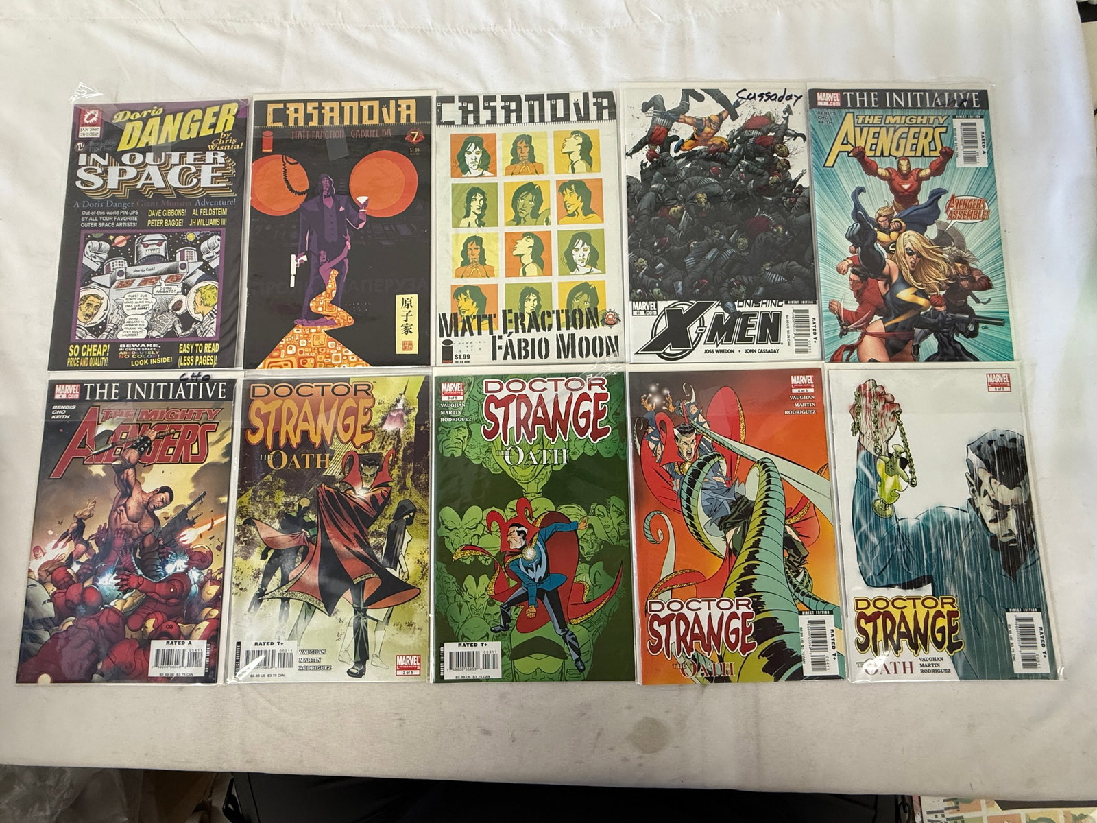 Marvel & Independent Comics Lot x10 Doctor Strange Oath, X-Men, Avengers, Casanova (1 of 1)