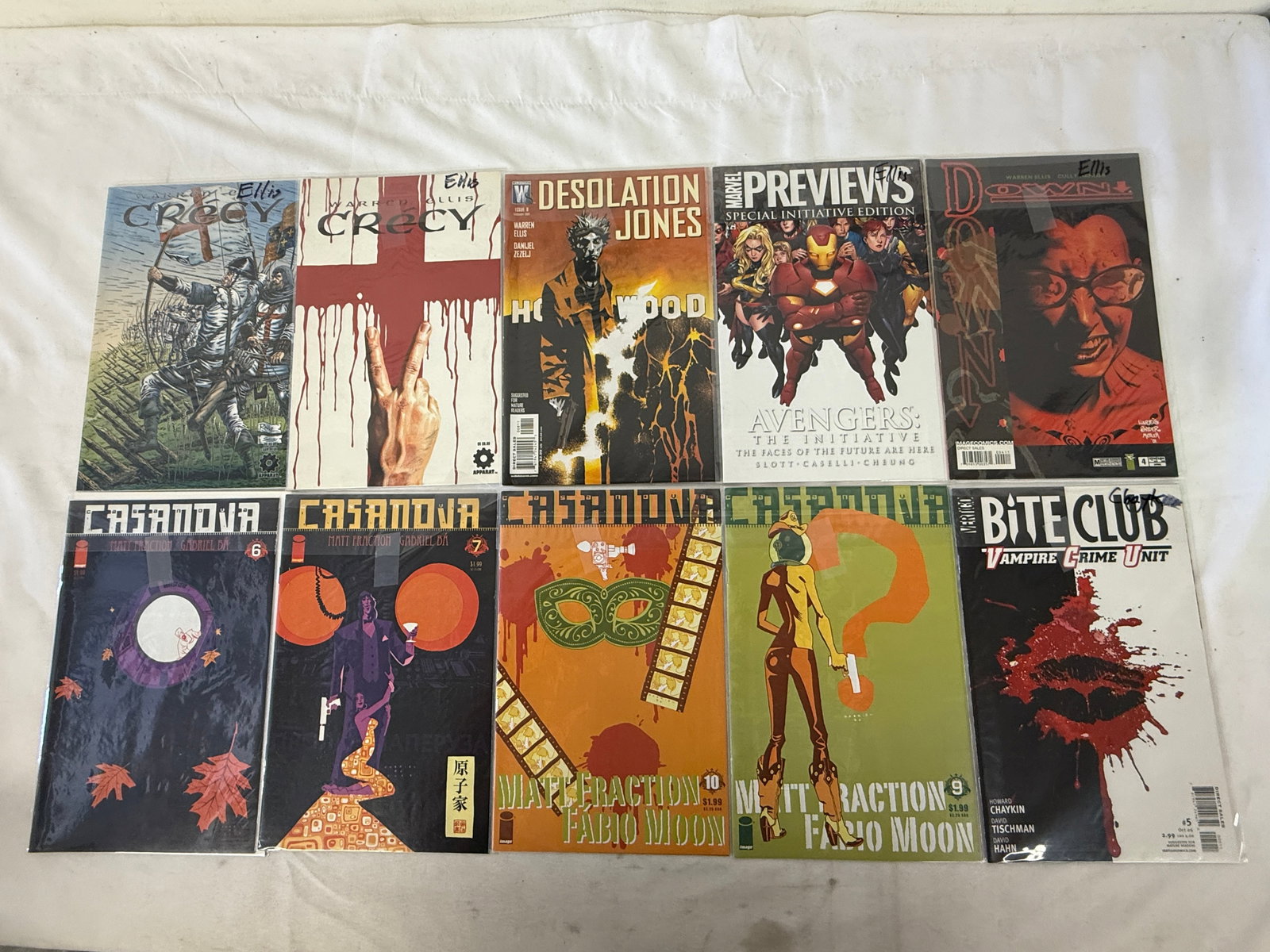 Mixed Comic Books Lot: Casanova, Crecy, Desolation Jones, Bite Club x10 (1 of 1)