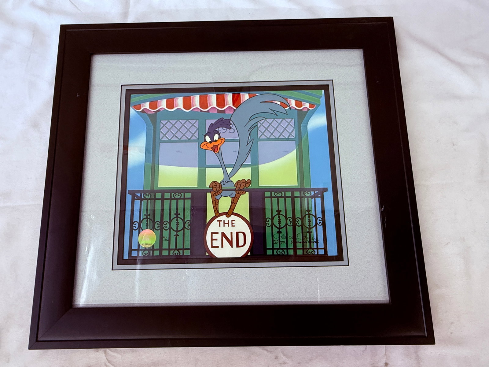 Road Runner Chuck Jones Limited Edition Serigraph Cel 52/200 Warner Bros 1998