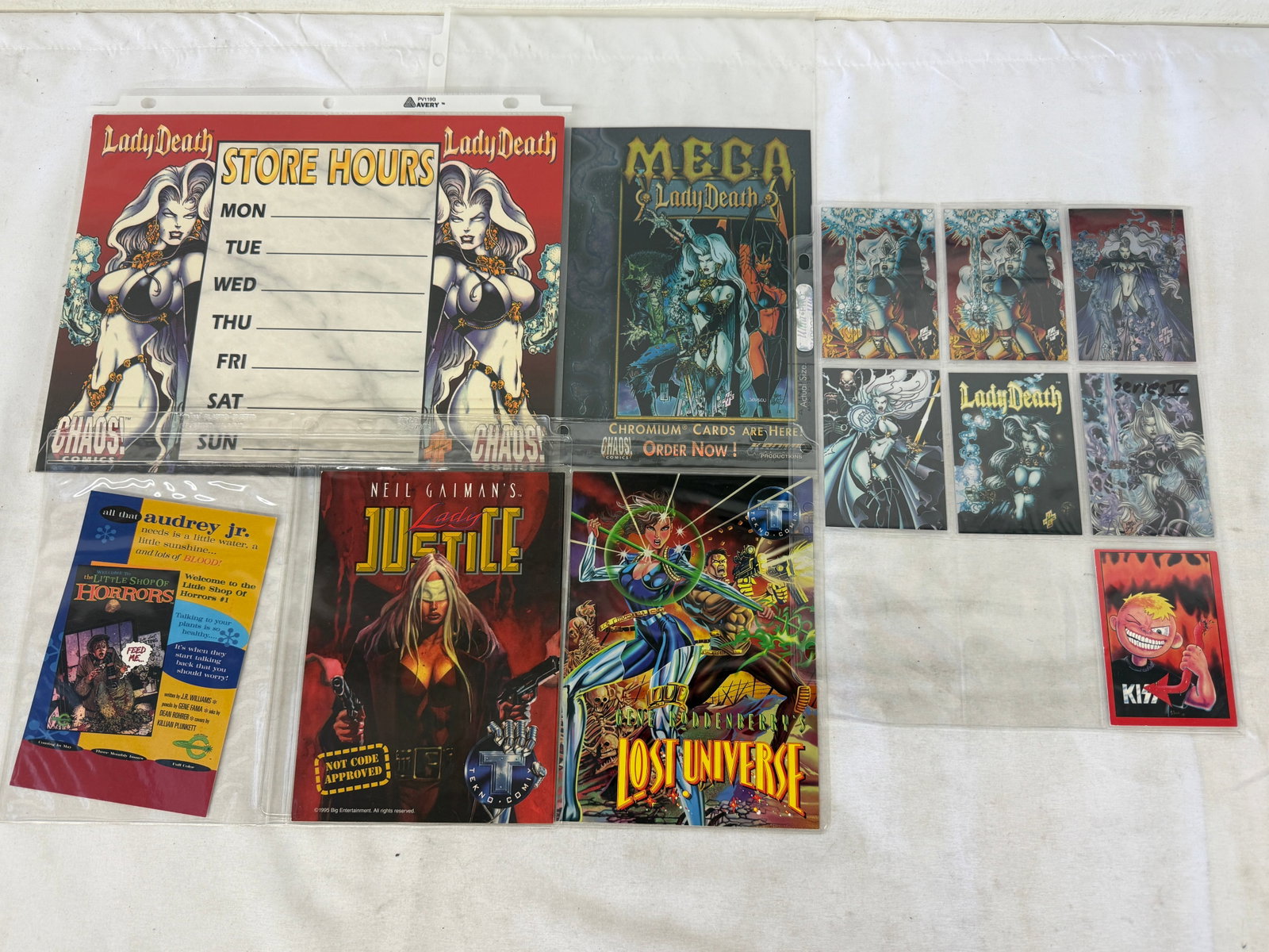 Vintage Comic Trading Card Collection Lot