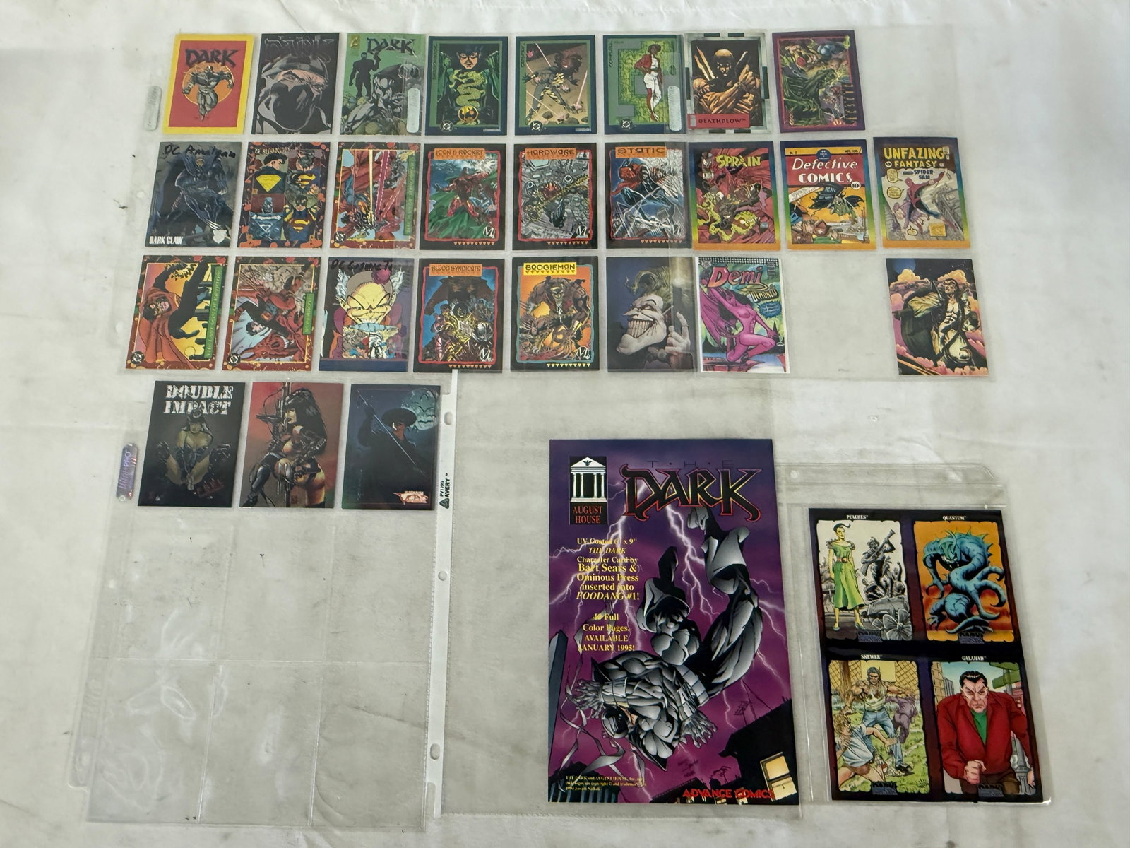 Vintage Comic Trading Card Collection Lot