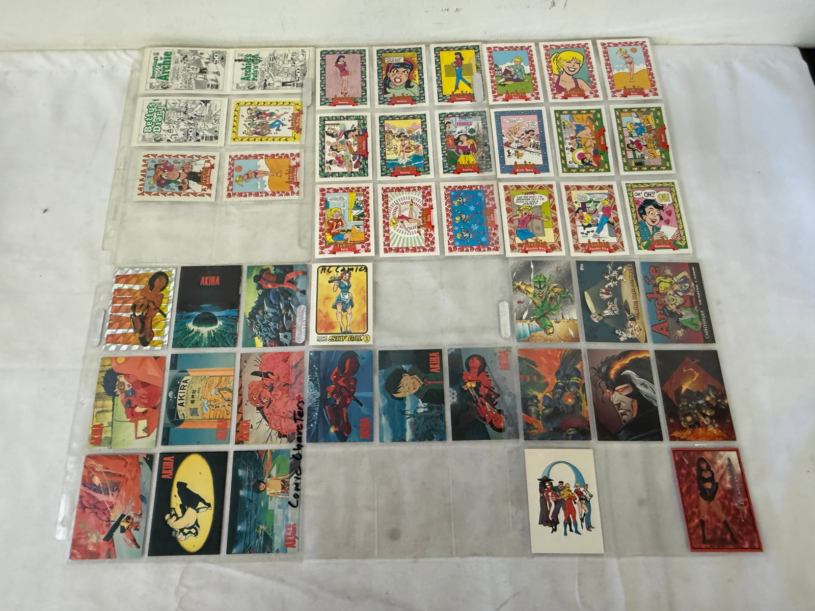 Vintage Comic Trading Card Collection Lot
