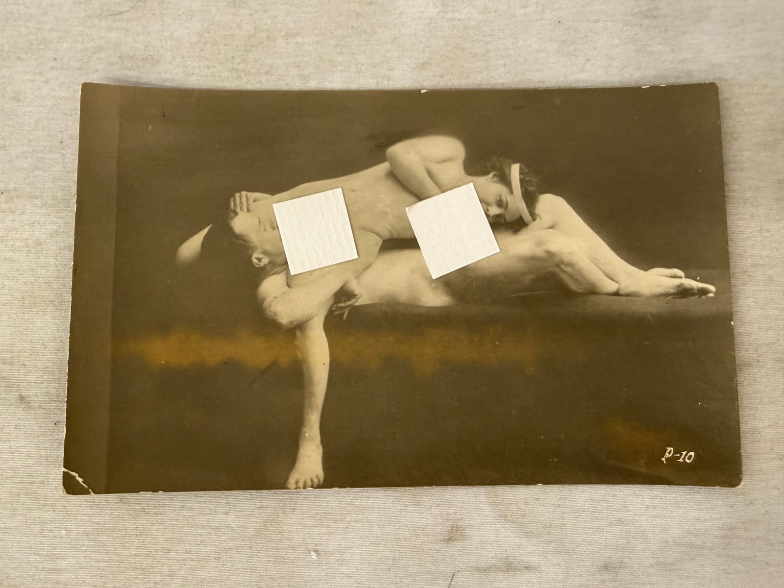 Antique Erotic Nude Real Photo Postcard
