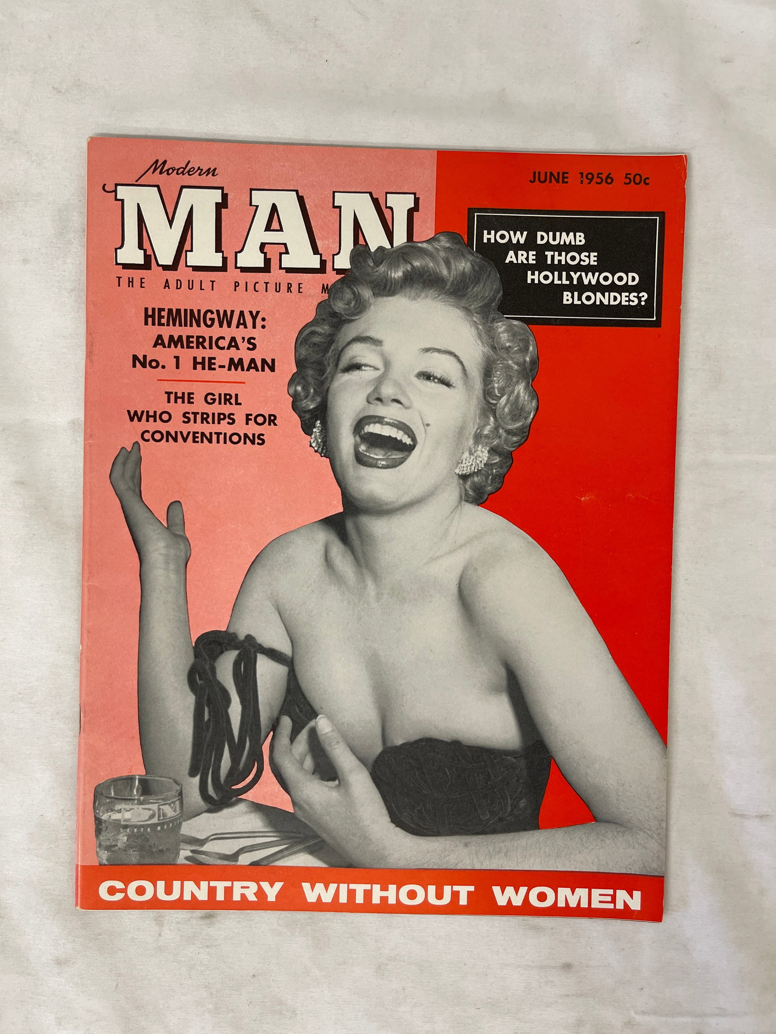 MARILYN MONROE MODERN MAN MAGAZINE JUNE, 1956
