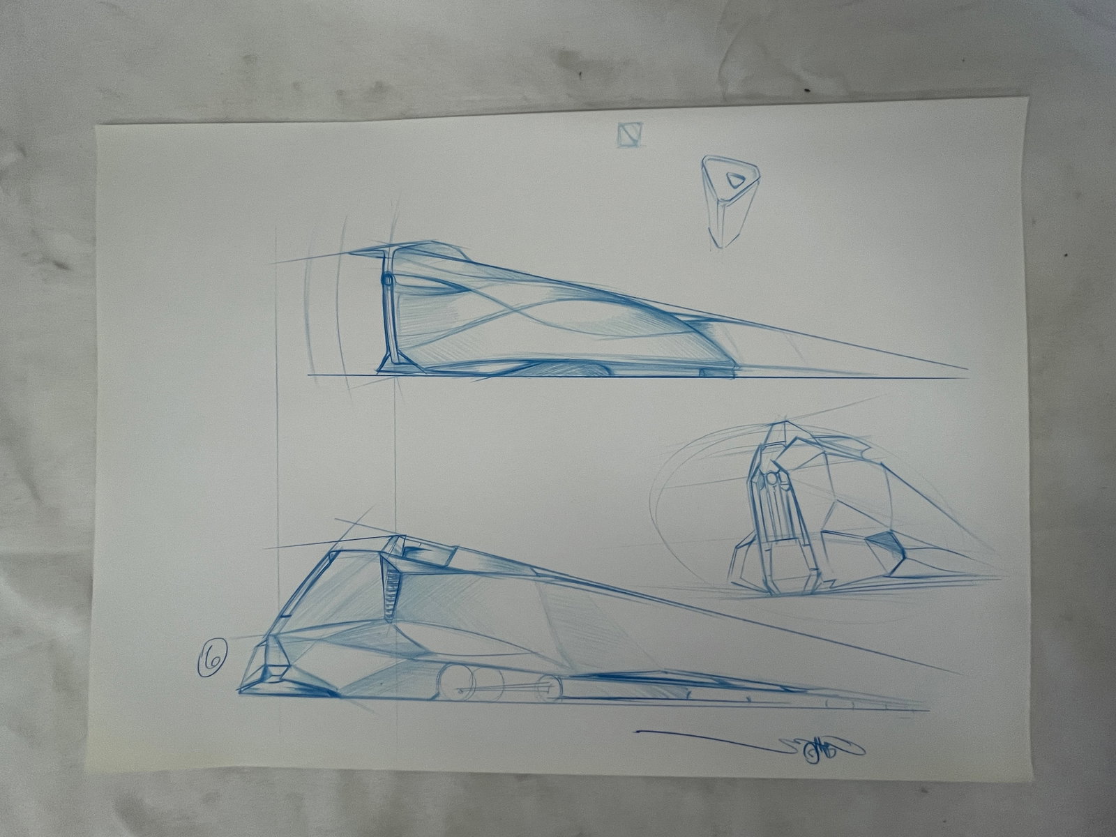 Original I, Robot Movie Concept Art Signed by Jeff Julian (1 of 5)