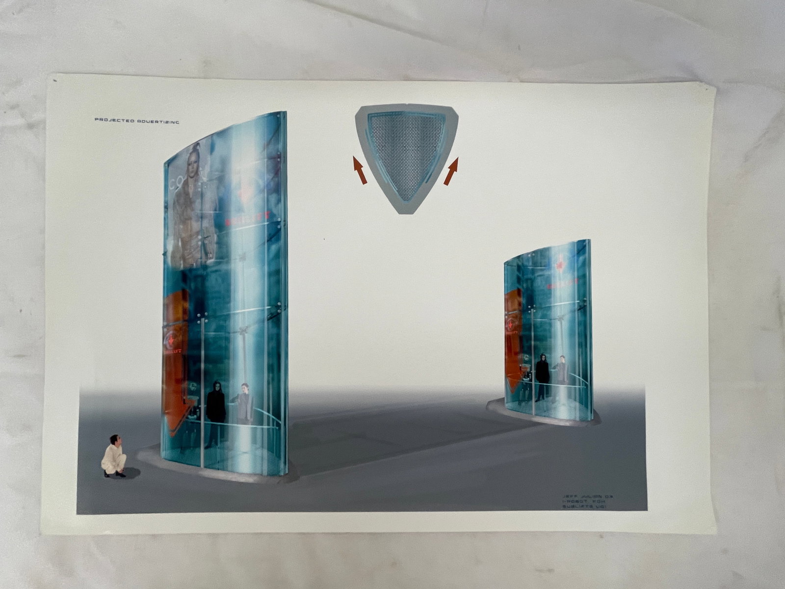 Original I, Robot Movie Concept Art by Jeff Julian (1 of 6)