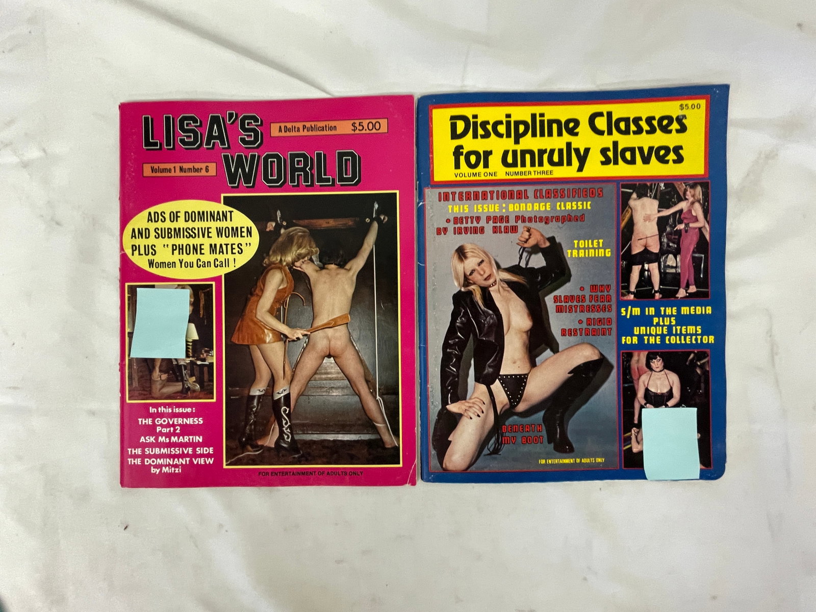 Vintage Adult Magazine Collection Lot