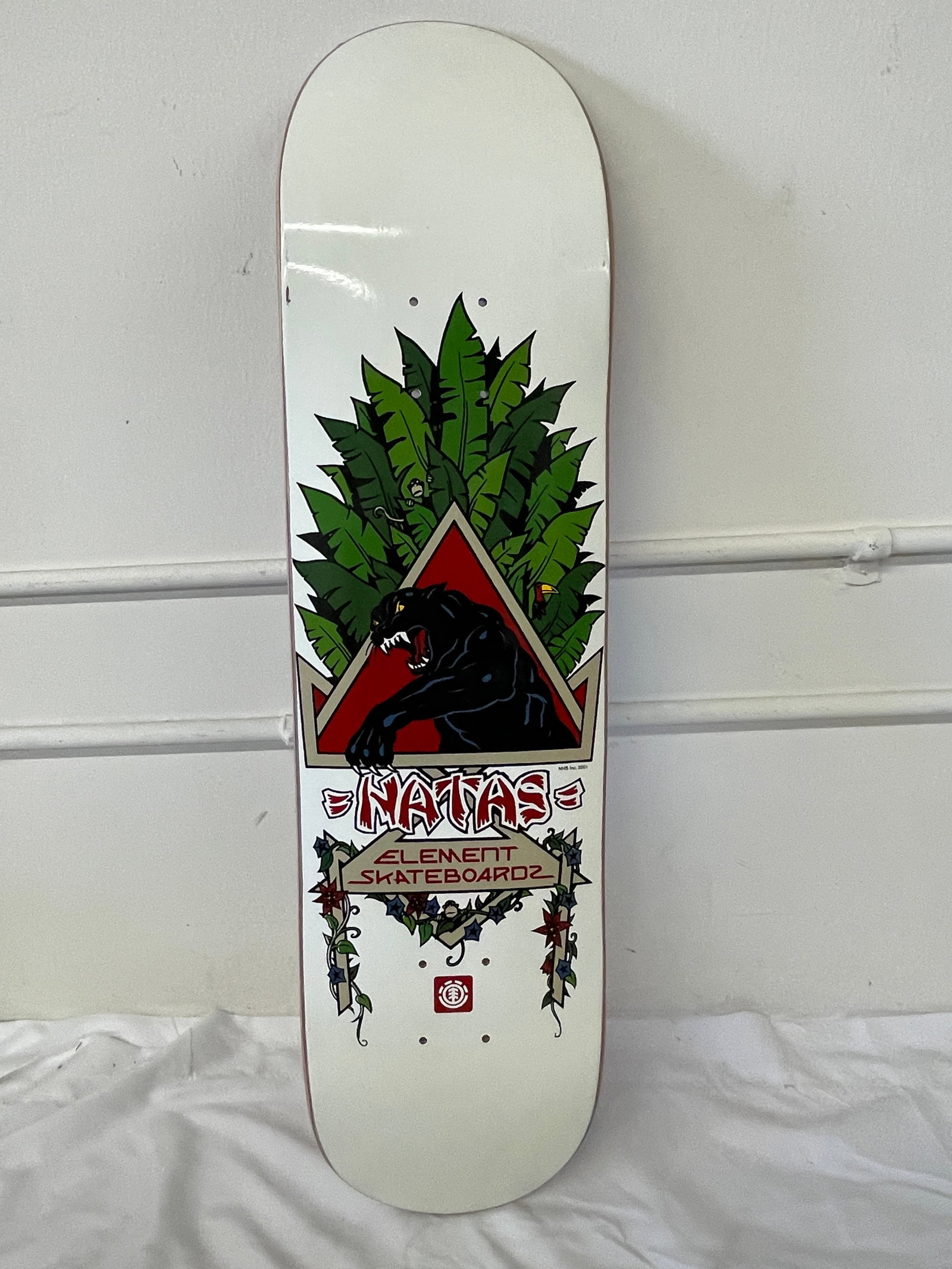 Natas Kaupas Element Skateboardz Black Panther Pro Model Skateboard Deck 2001 (1 of 5)